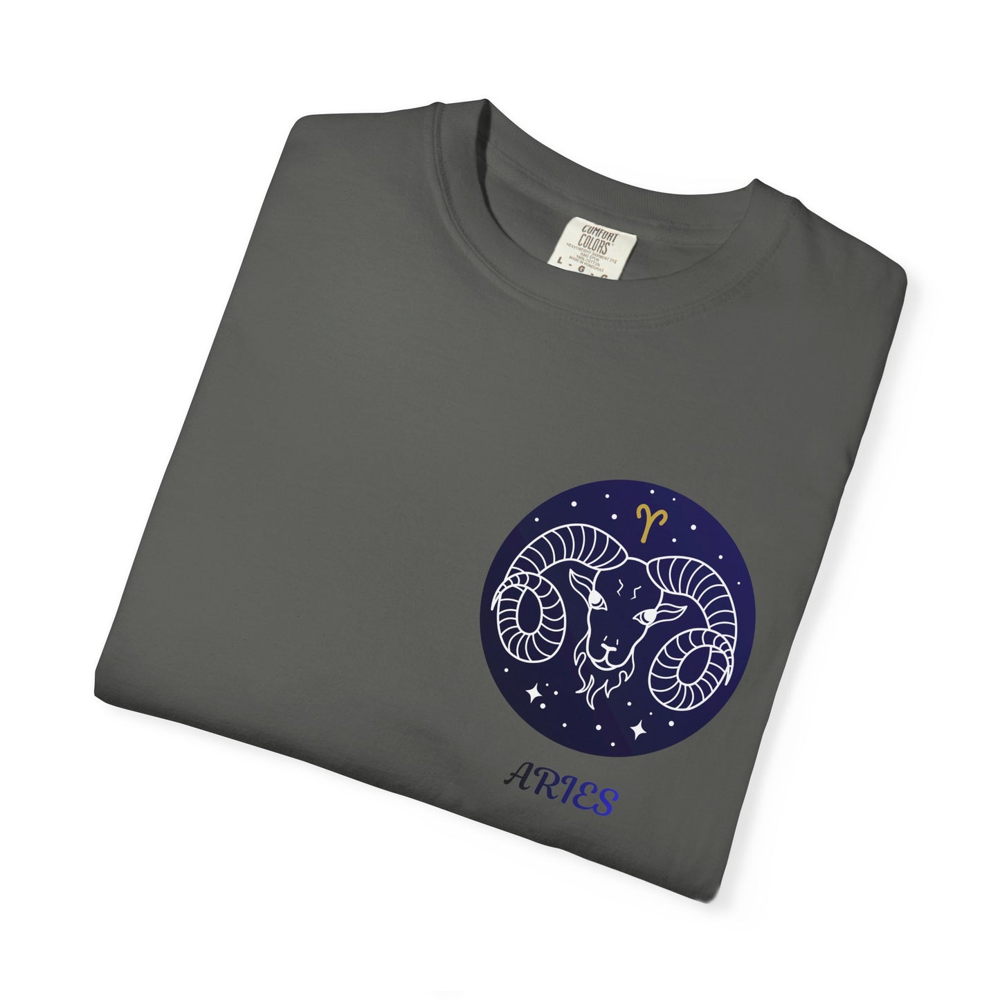 Aries Zodiac Ram T-Shirt – Constellation Astrology Graphic Tee | Minimal Celestial Shirt