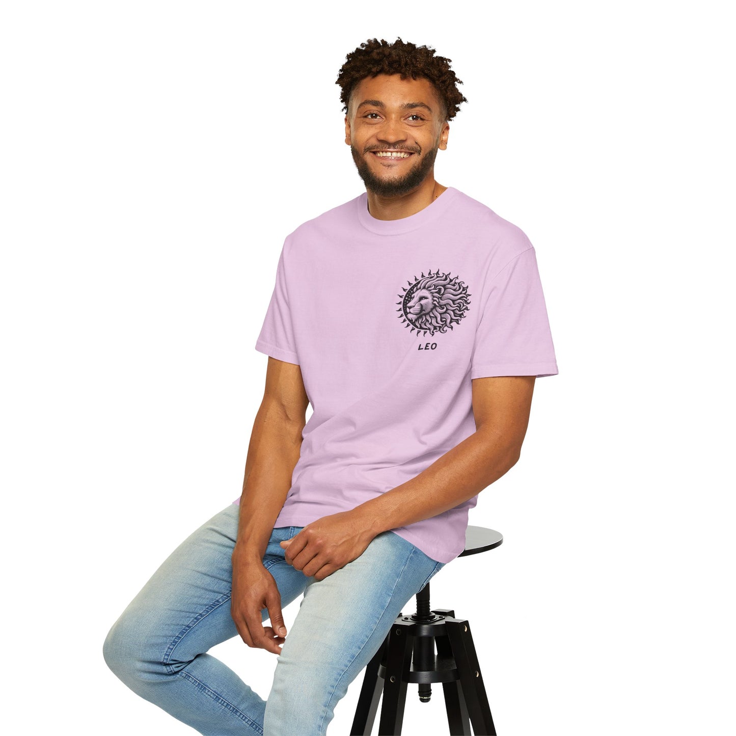 Leo Sun Lion T-Shirt – Zodiac Astrology Graphic Tee | Vintage Celestial Star Sign Shirt