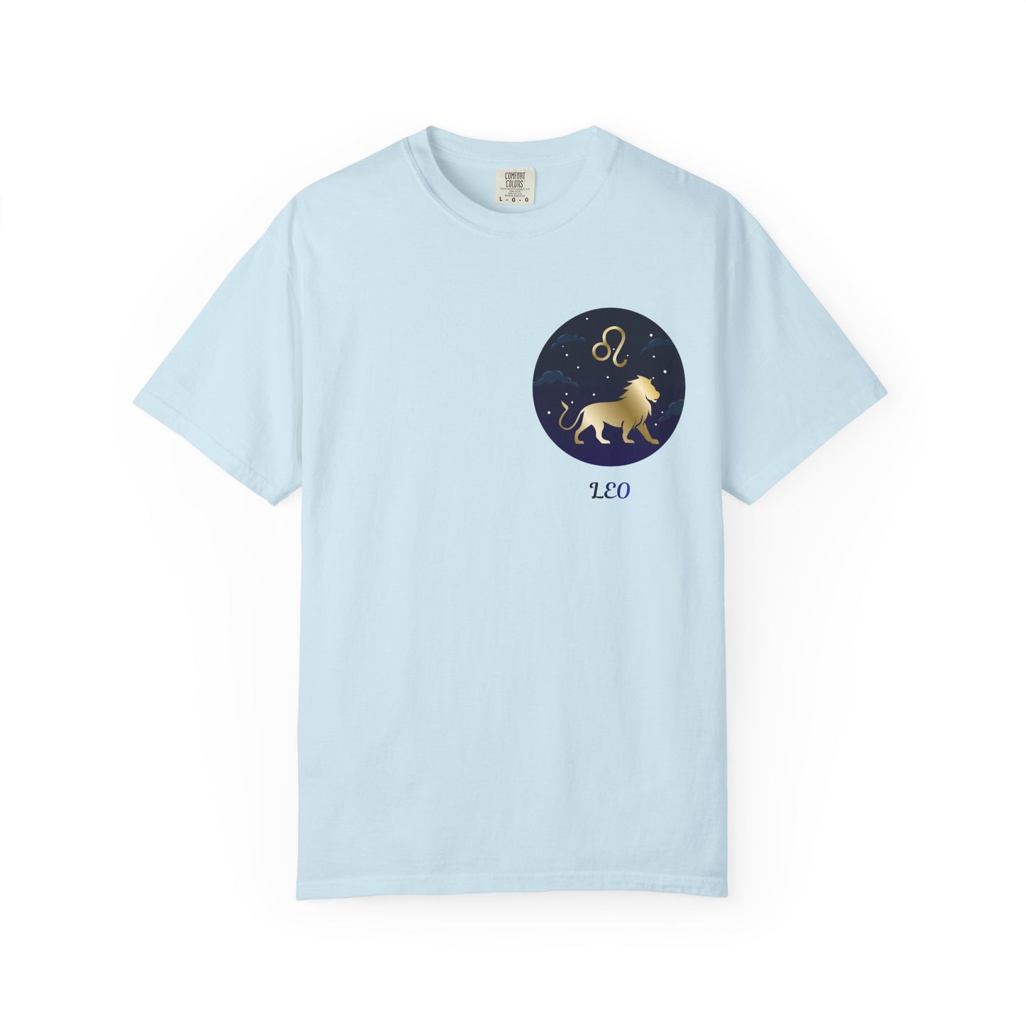 Leo Zodiac T-Shirt – Gold Lion Constellation Graphic Tee | Celestial Astrology Shirt