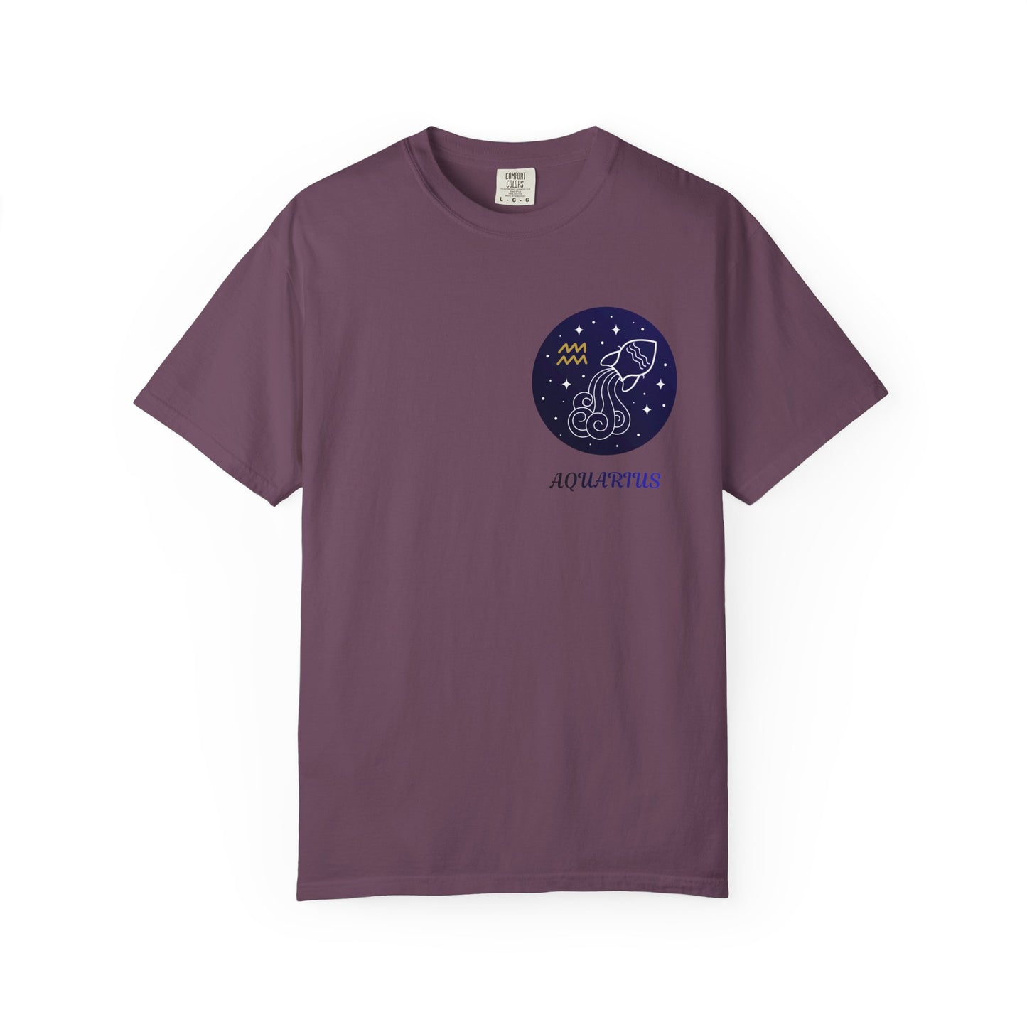 Aquarius Zodiac T-Shirt – Minimal Constellation Astrology Tee | Celestial Water Bearer Shirt
