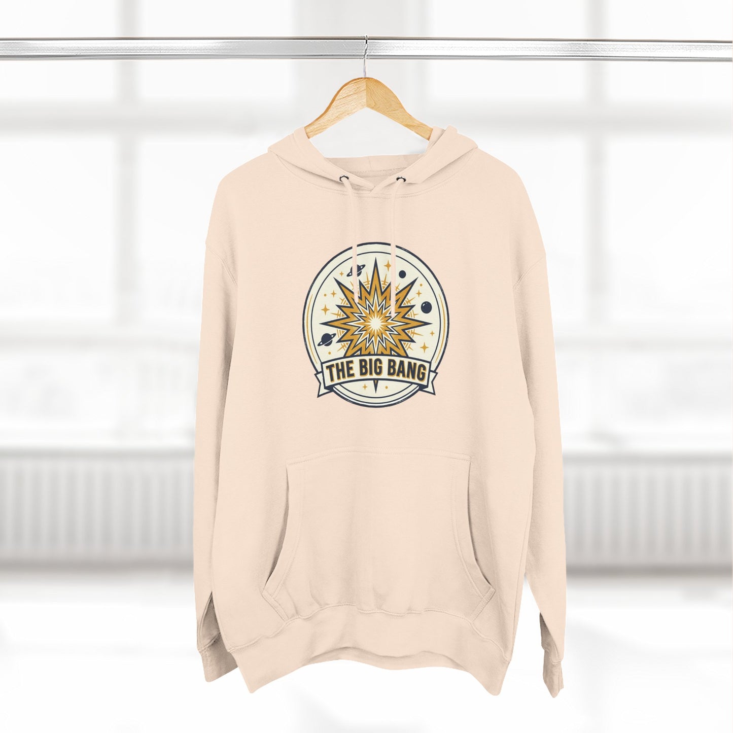 Big Bang Hoodie – Retro Starburst Universe Graphic Hoodie | Astronomy Science Hoodie, Cosmic Streetwear, Unisex Hoodie