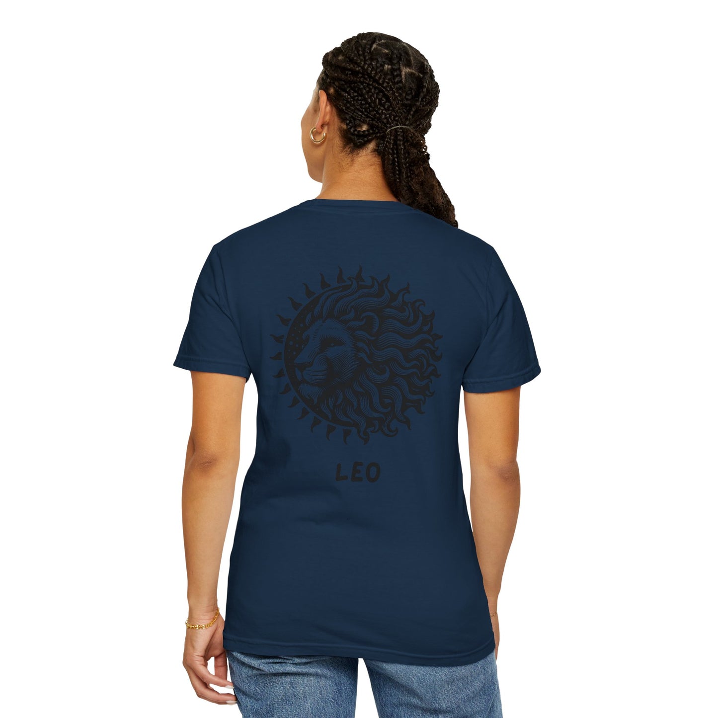 Leo Sun Lion T-Shirt – Zodiac Astrology Graphic Tee | Vintage Celestial Star Sign Shirt