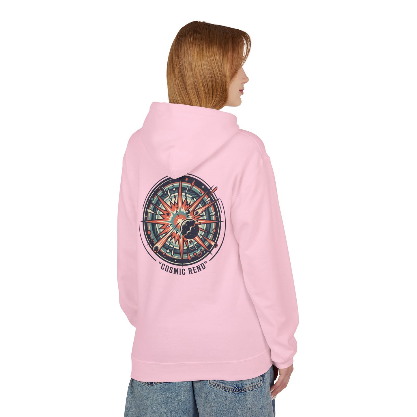 Cosmic Compass Hoodie – Retro Space Navigation Graphic Hoodie | Celestial Streetwear, Vintage Space Aesthetic, Unisex Hoodie