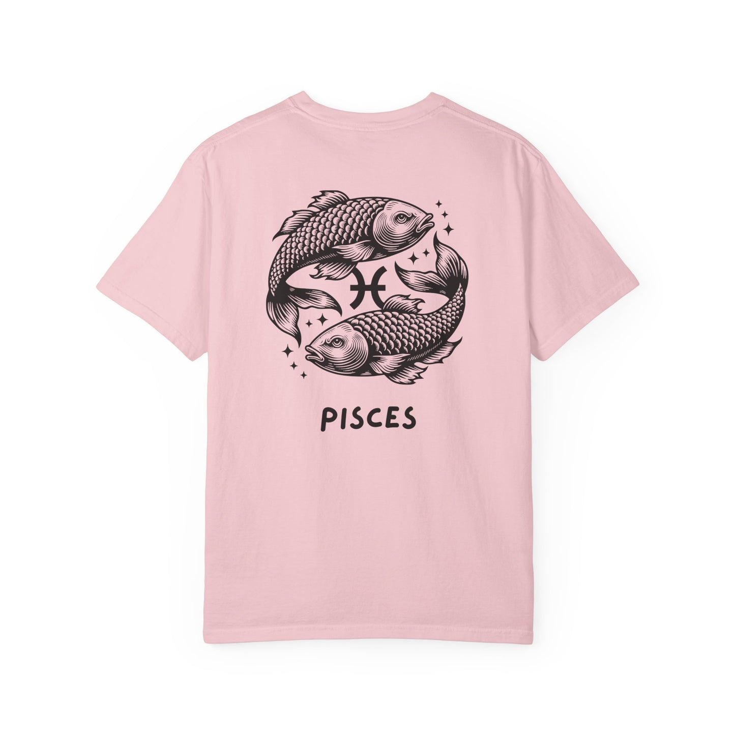 Pisces Zodiac T-Shirt – Pisces Fish Astrology Graphic Tee | Celestial Star Sign Shirt