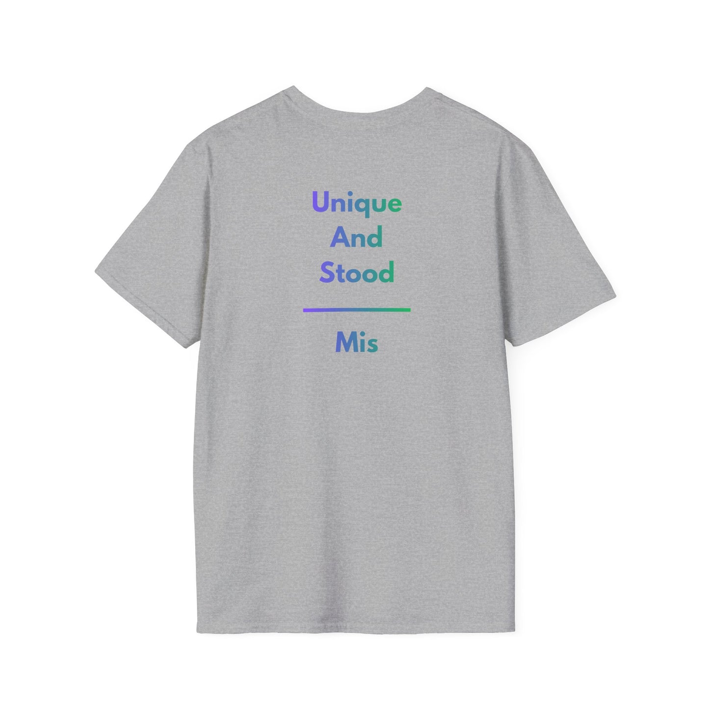 Unique And Misunderstood T-Shirt – Minimal Inspirational Graphic Tee | Thoughtful Statement Shirt