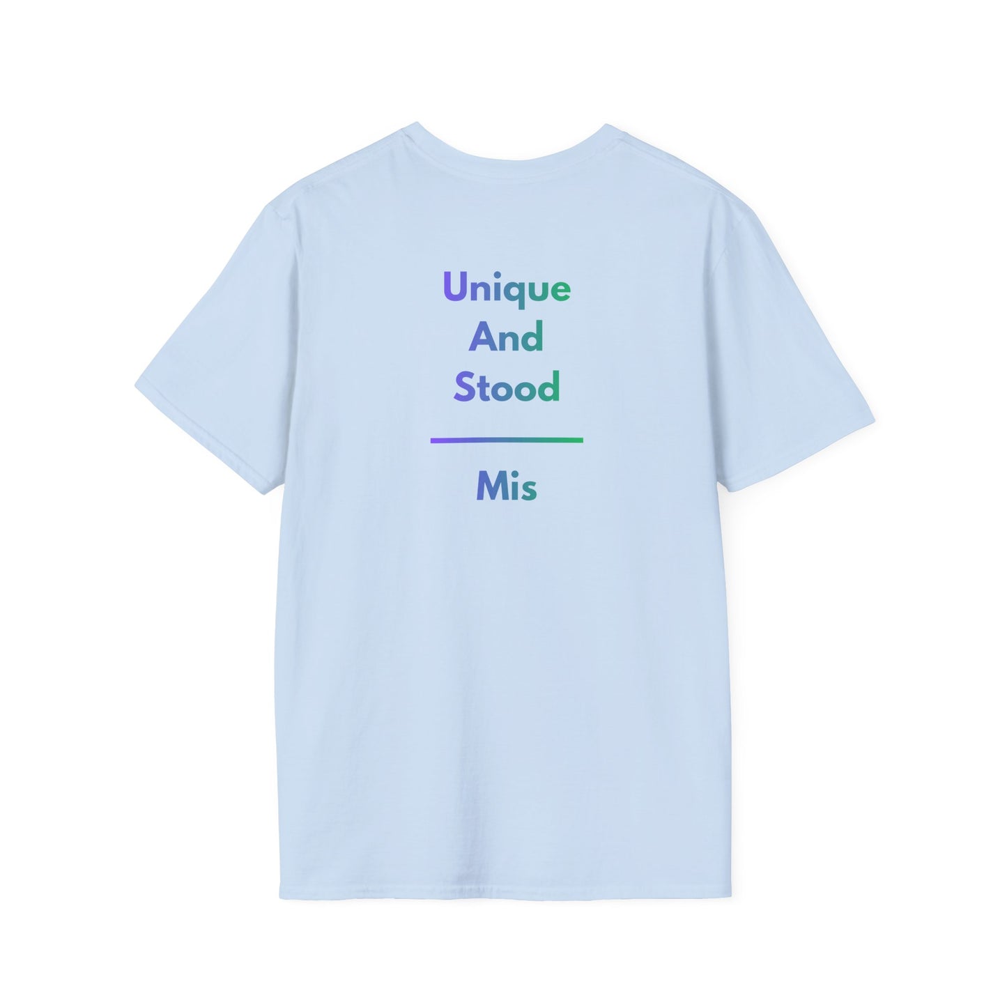 Unique And Misunderstood T-Shirt – Minimal Inspirational Graphic Tee | Thoughtful Statement Shirt