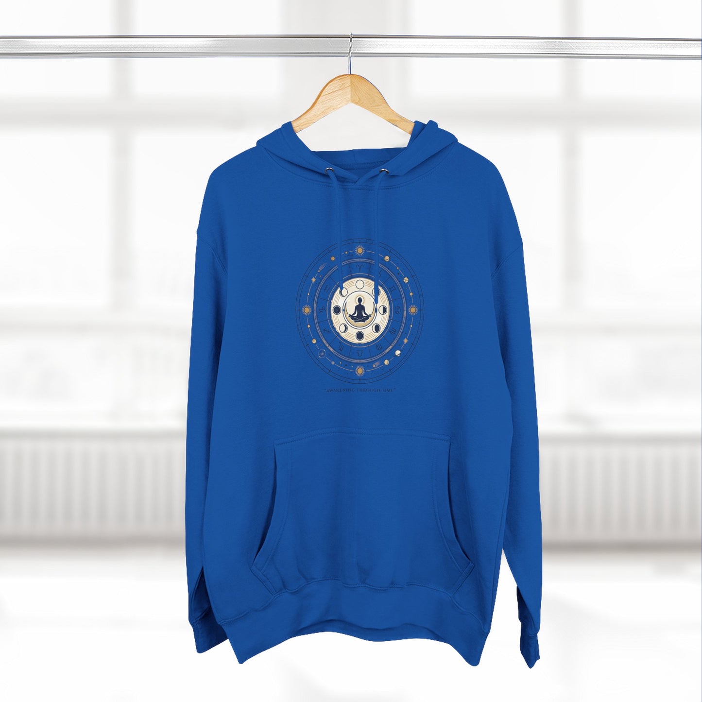 Zodiac Meditation Hoodie – Celestial Birth Chart Mandala Hoodie | Spiritual Astrology Sweatshirt, Unisex Hoodie