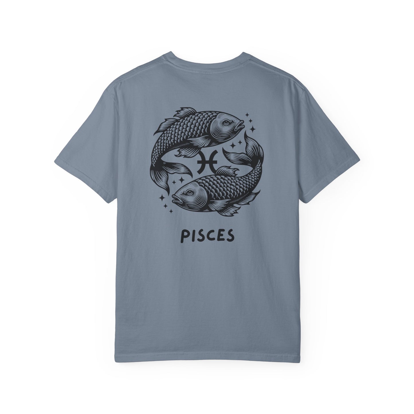 Pisces Zodiac T-Shirt – Pisces Fish Astrology Graphic Tee | Celestial Star Sign Shirt