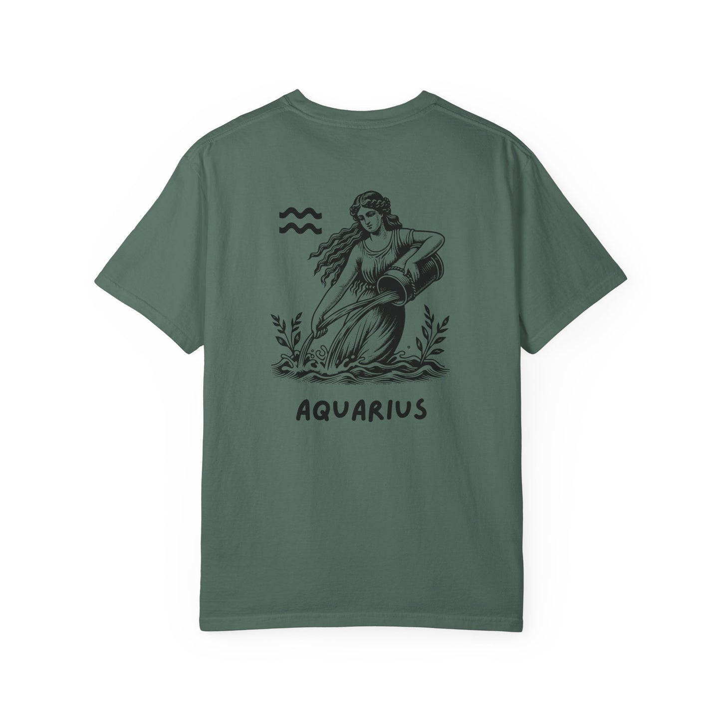 Aquarius Zodiac T-Shirt – Vintage Water Bearer Astrology Tee | Celestial Star Sign Shirt