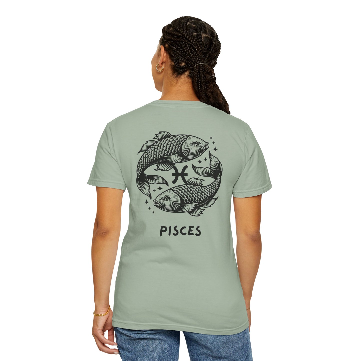 Pisces Zodiac T-Shirt – Pisces Fish Astrology Graphic Tee | Celestial Star Sign Shirt