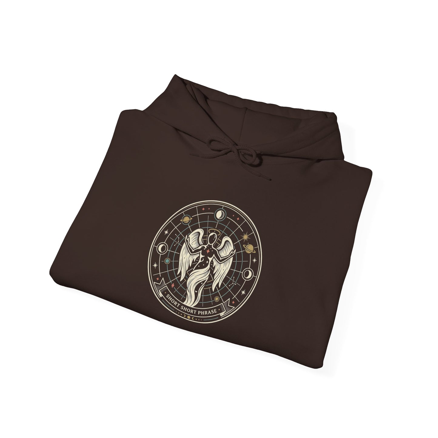 Astrology Moon Phases Hoodie – Mystic Astronaut Zodiac Sweatshirt | Celestial Graphic Hoodie