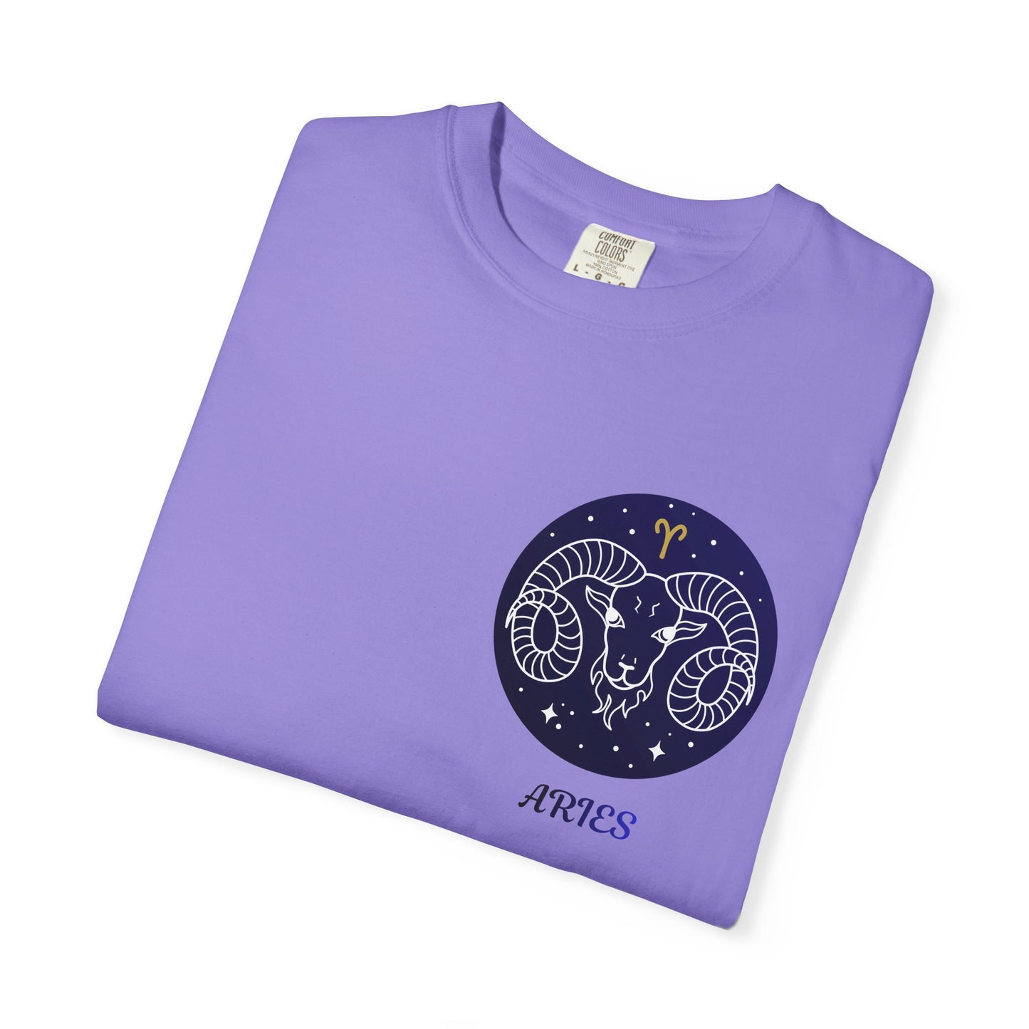 Aries Zodiac Ram T-Shirt – Constellation Astrology Graphic Tee | Minimal Celestial Shirt