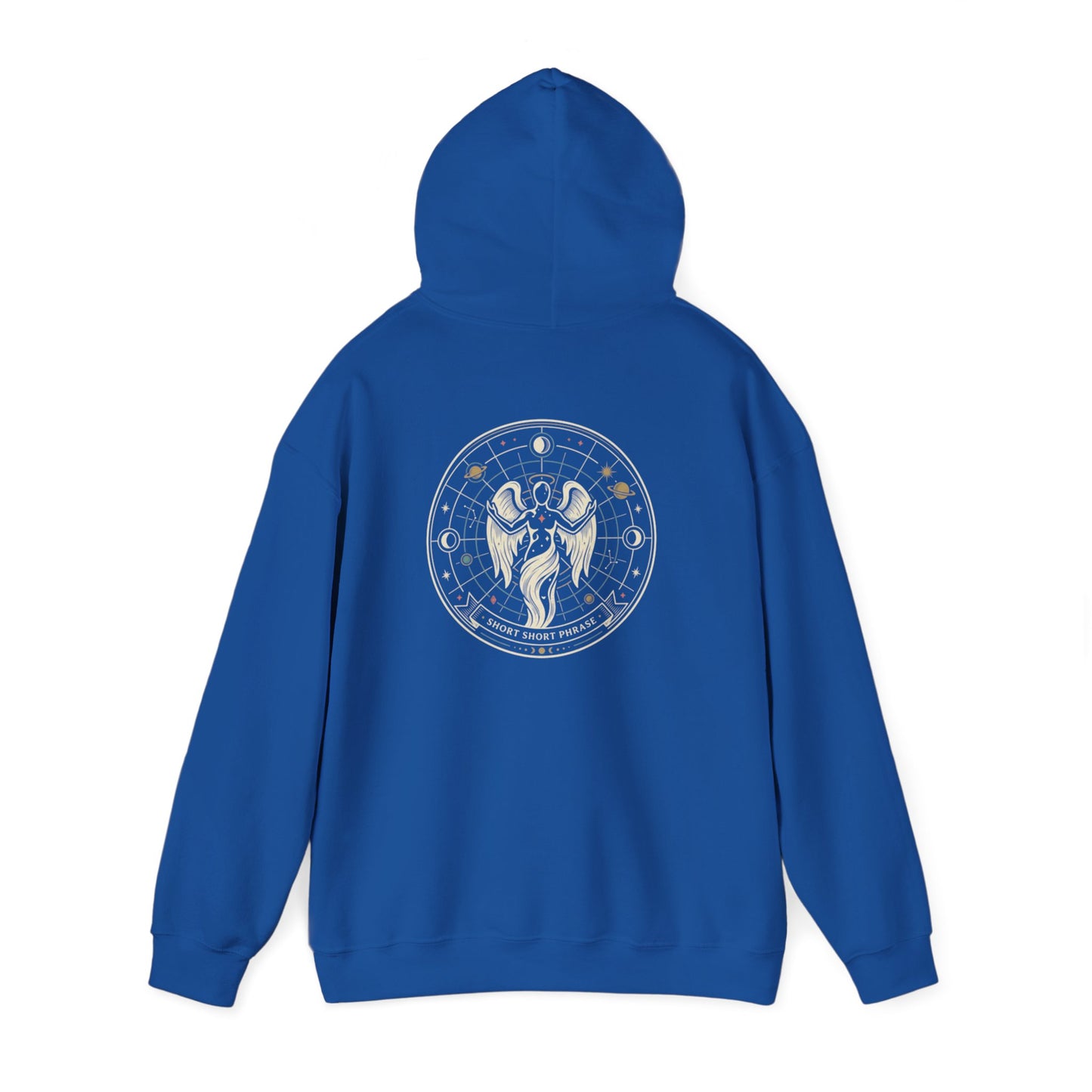 Astrology Moon Phases Hoodie – Mystic Astronaut Zodiac Sweatshirt | Celestial Graphic Hoodie