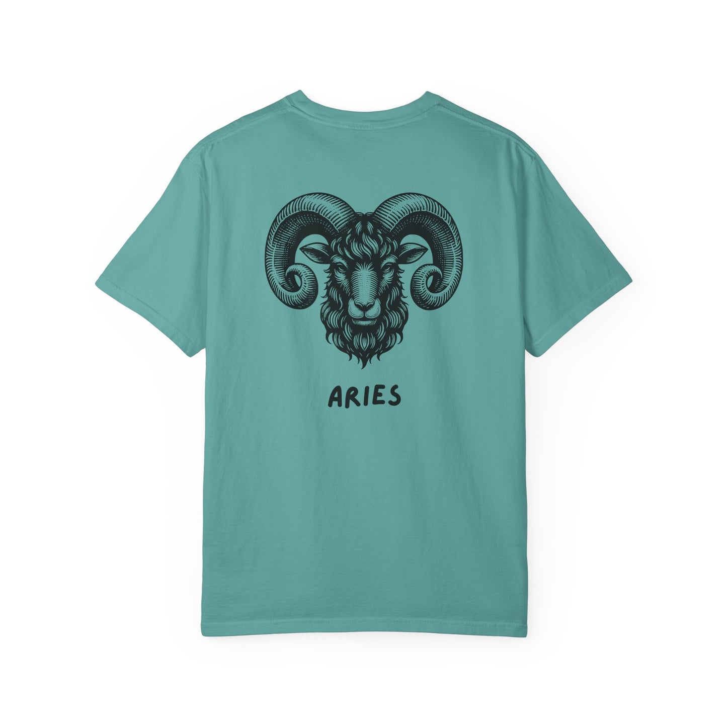 Aries Zodiac T-Shirt – Aries Ram Astrology Graphic Tee | Vintage Star Sign Shirt, Unisex Tee