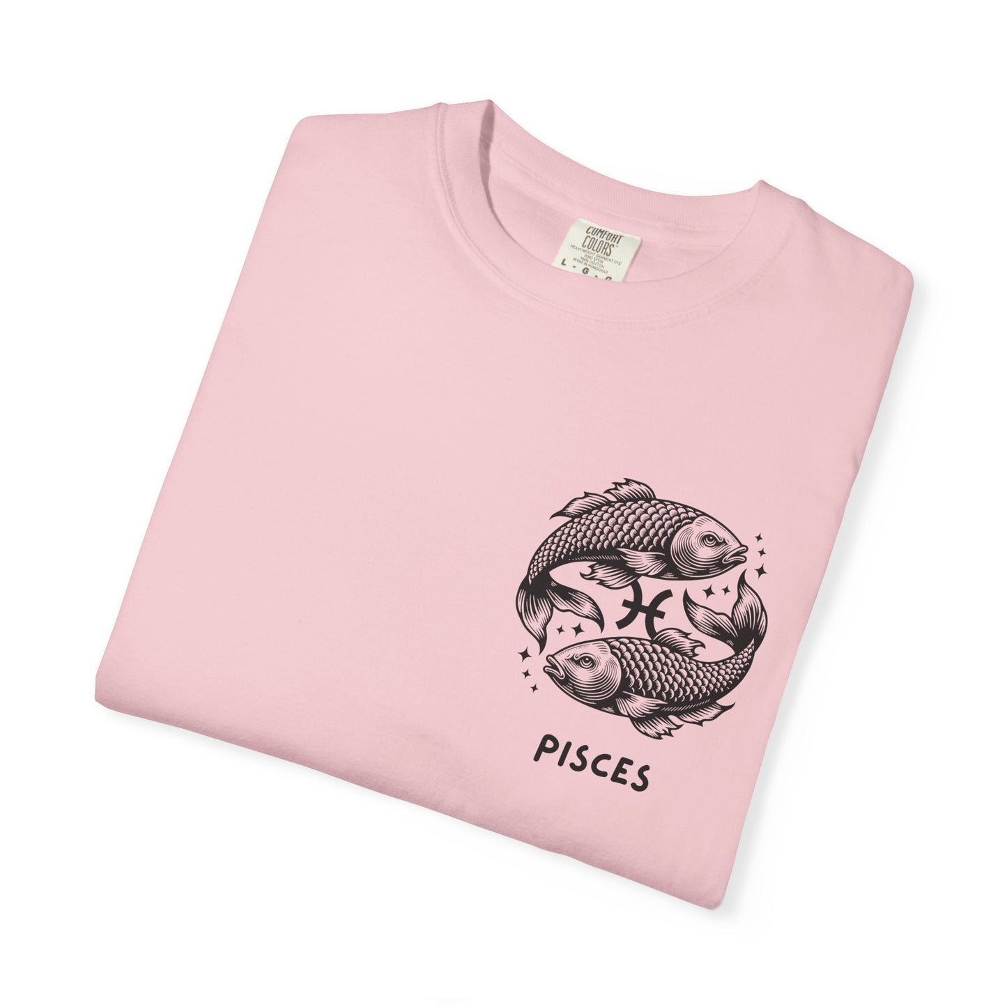 Pisces Zodiac T-Shirt – Pisces Fish Astrology Graphic Tee | Celestial Star Sign Shirt