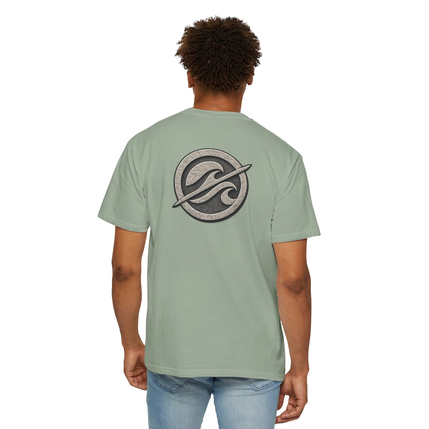 Surf Badge T-Shirt – Retro Wave Logo Tee | Vintage Coastal Streetwear Shirt