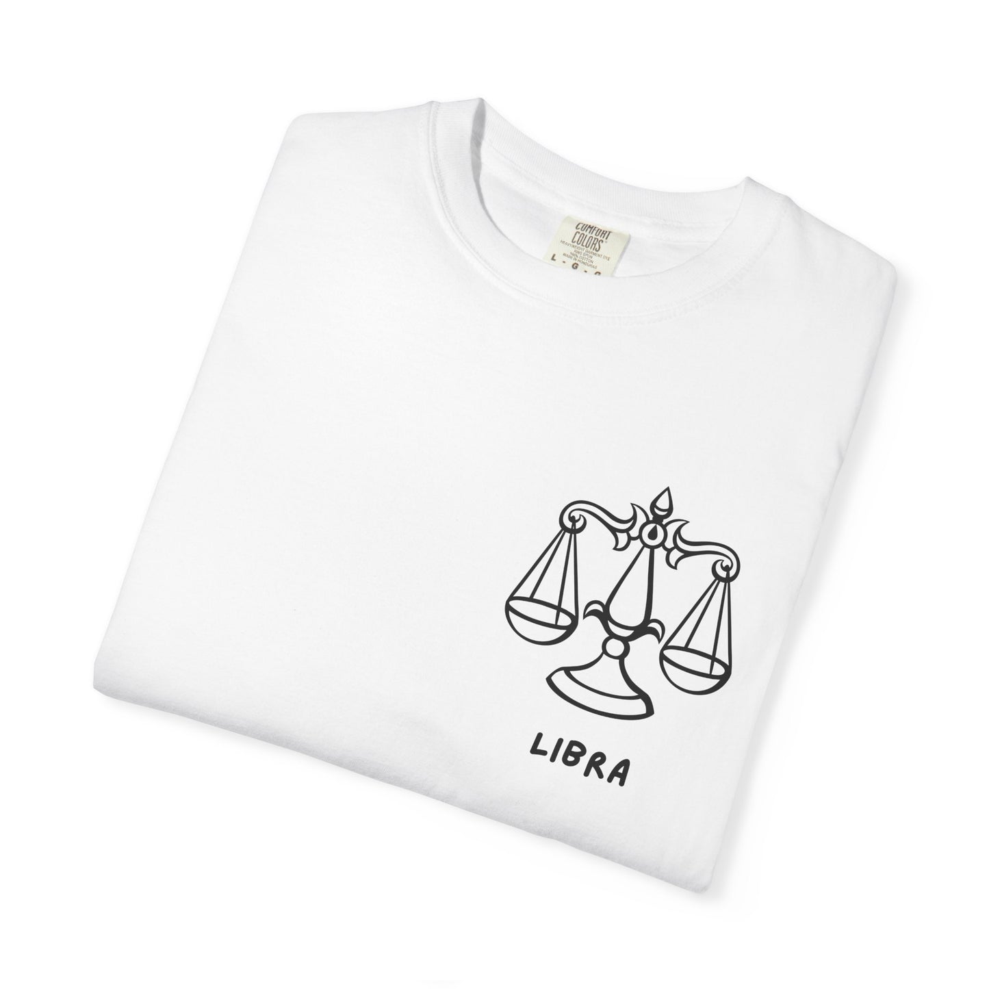 Libra Scales T-Shirt – Zodiac Balance Graphic Tee | Minimal Astrology Shirt