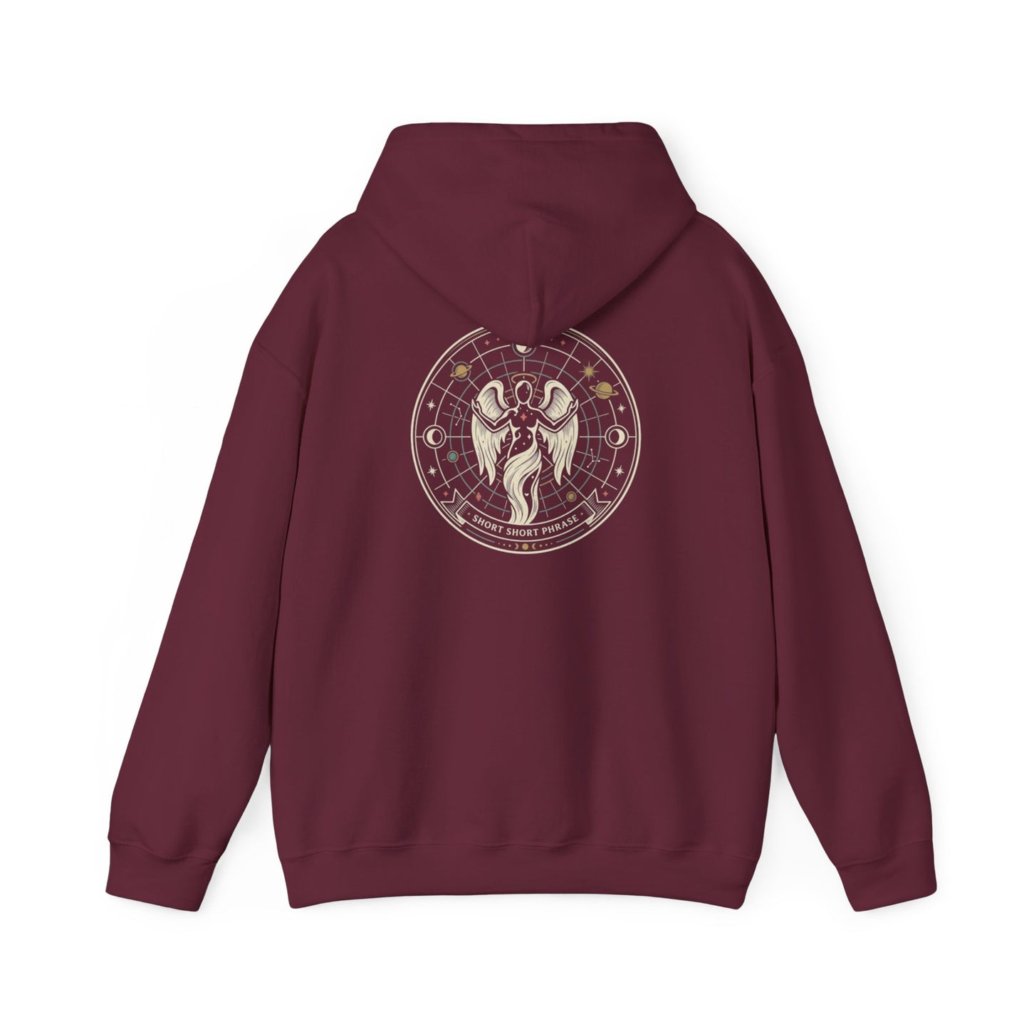 Astrology Moon Phases Hoodie – Mystic Astronaut Zodiac Sweatshirt | Celestial Graphic Hoodie