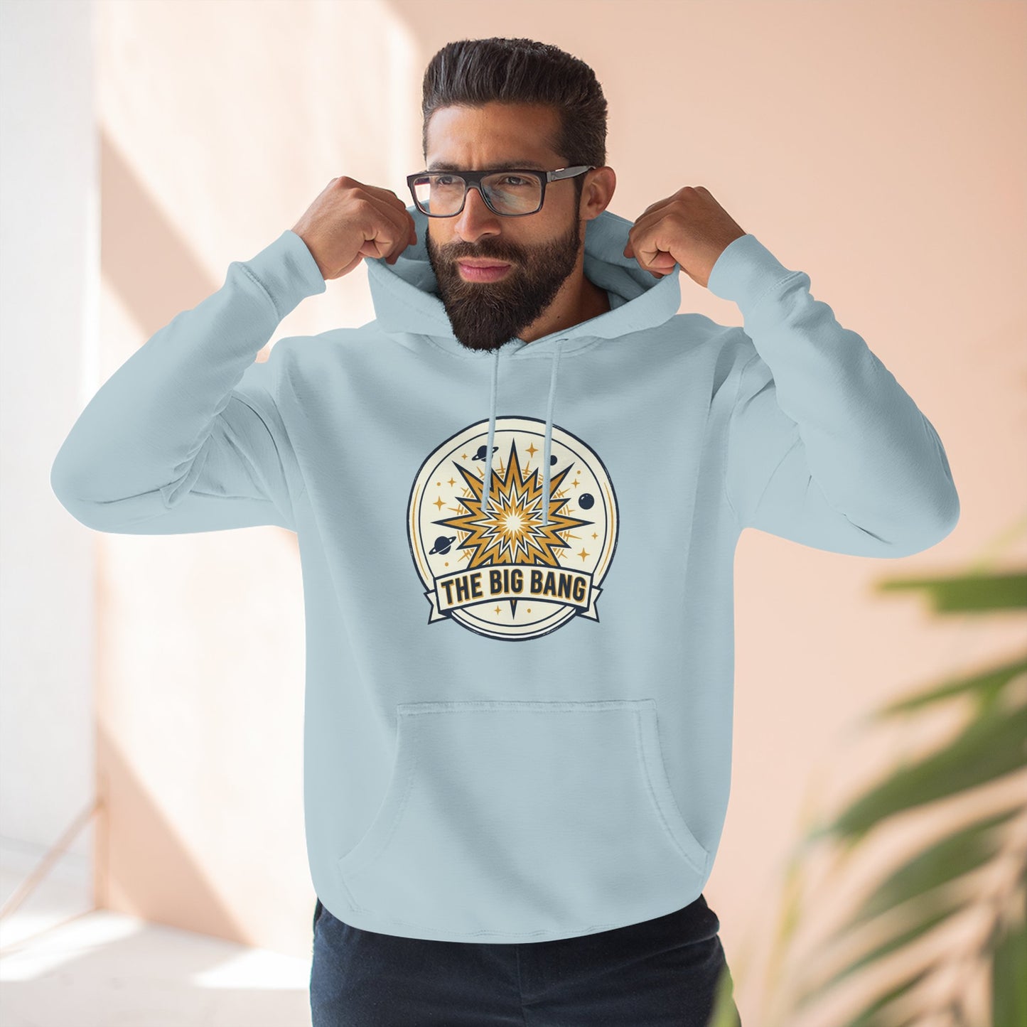 Big Bang Hoodie – Retro Starburst Universe Graphic Hoodie | Astronomy Science Hoodie, Cosmic Streetwear, Unisex Hoodie