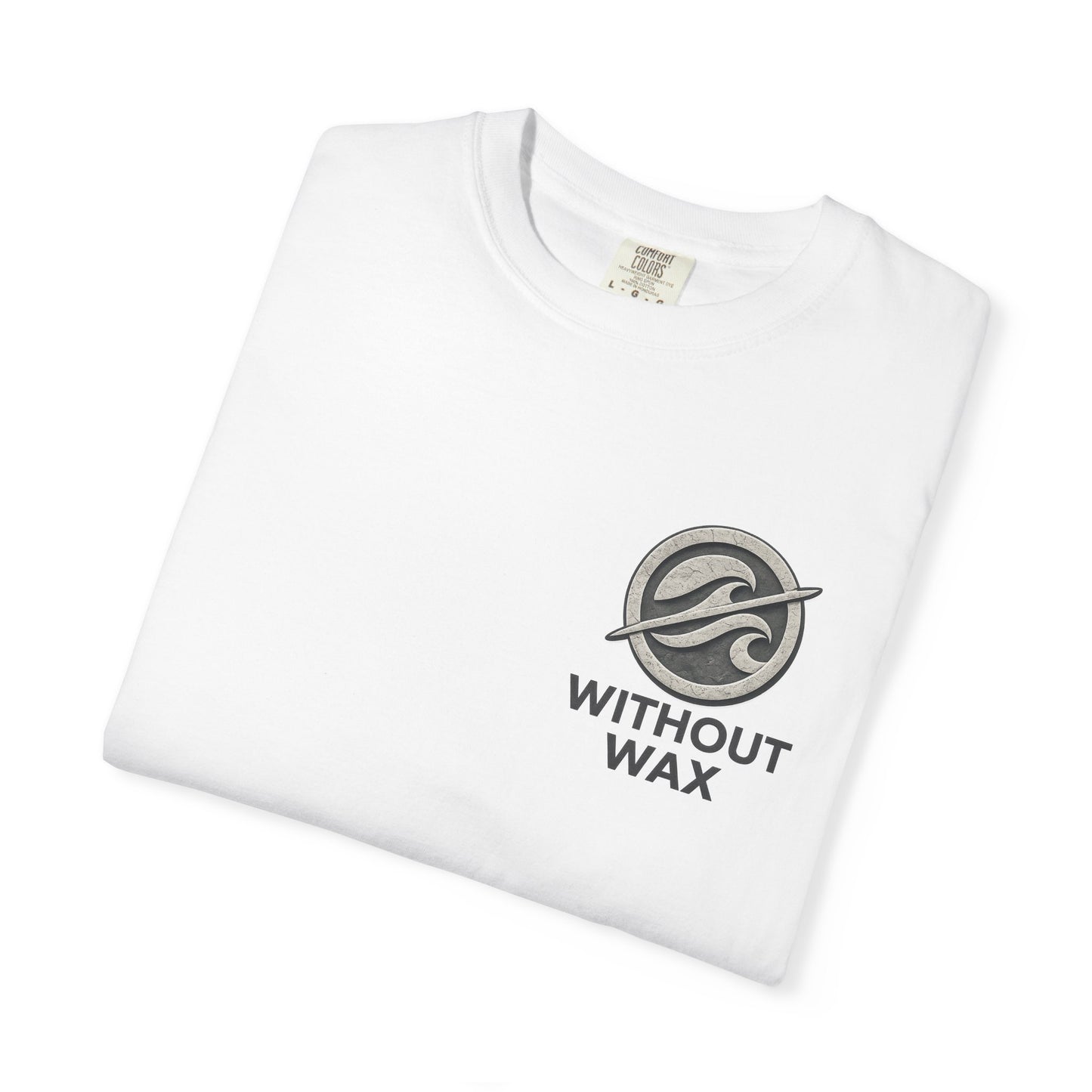 Without Wax Logo T-Shirt – Vintage Surf Graphic Tee | Minimal Coastal Streetwear Shirt
