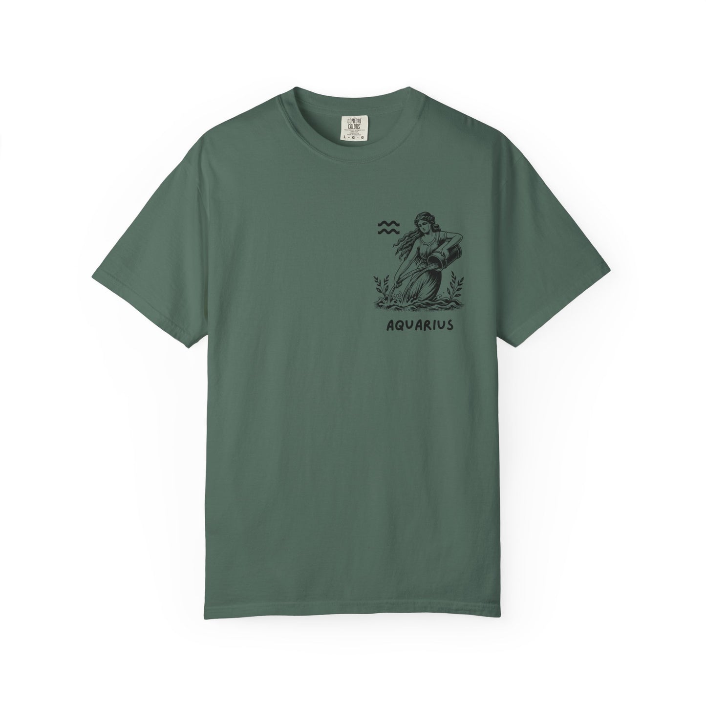 Aquarius Zodiac T-Shirt – Vintage Water Bearer Astrology Tee | Celestial Star Sign Shirt