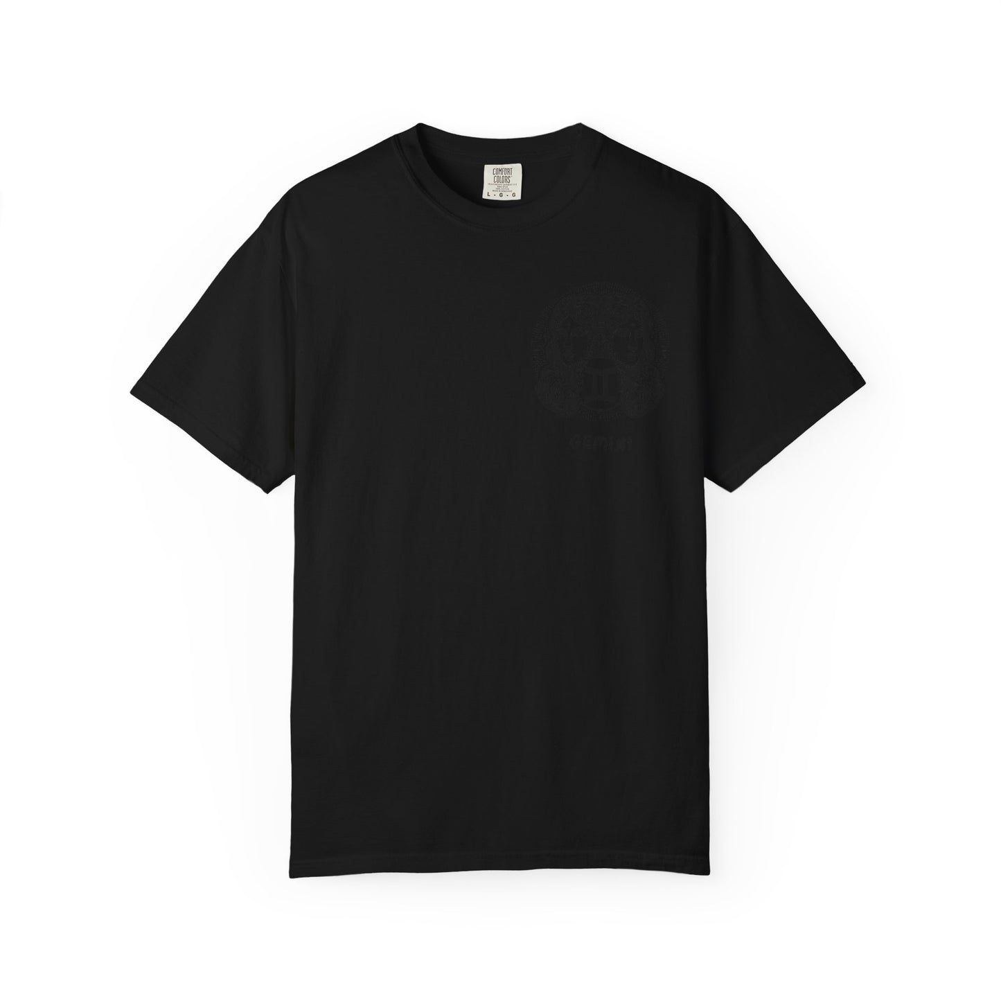 Gemini Zodiac T-Shirt – Twin Faces Astrology Tee | Minimal Celestial Graphic Shirt
