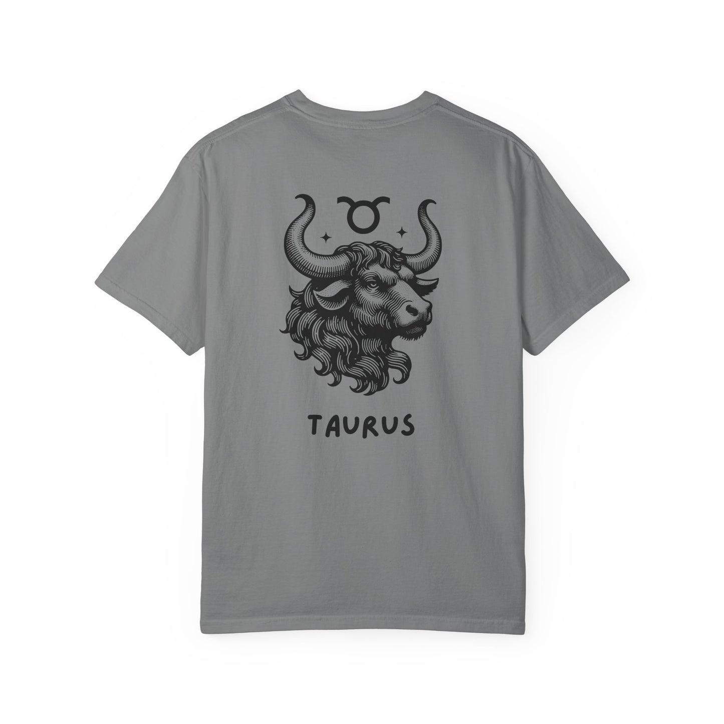 Taurus Bull Zodiac T-Shirt – Minimal Astrology Graphic Tee | Earth Sign Vintage Shirt