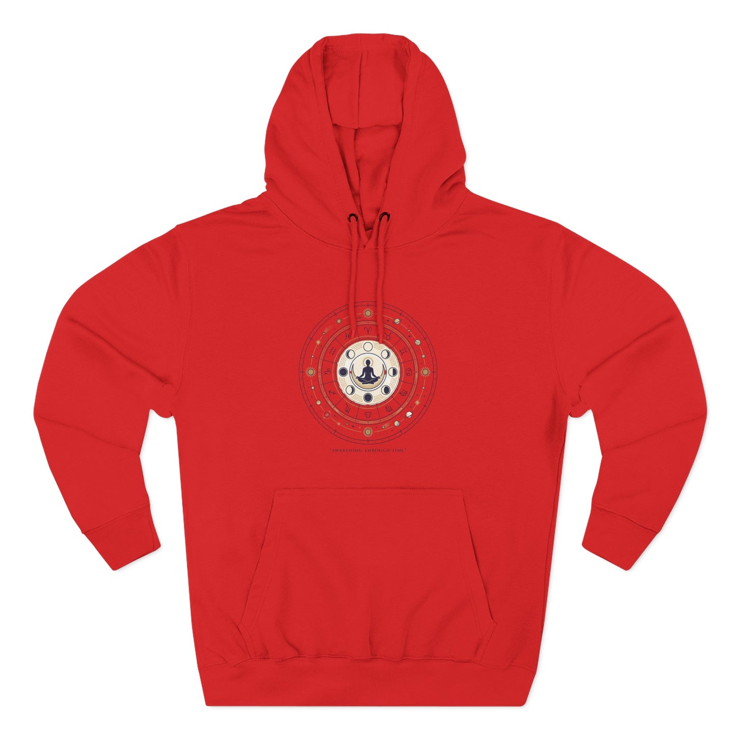 Zodiac Meditation Hoodie – Celestial Birth Chart Mandala Hoodie | Spiritual Astrology Sweatshirt, Unisex Hoodie