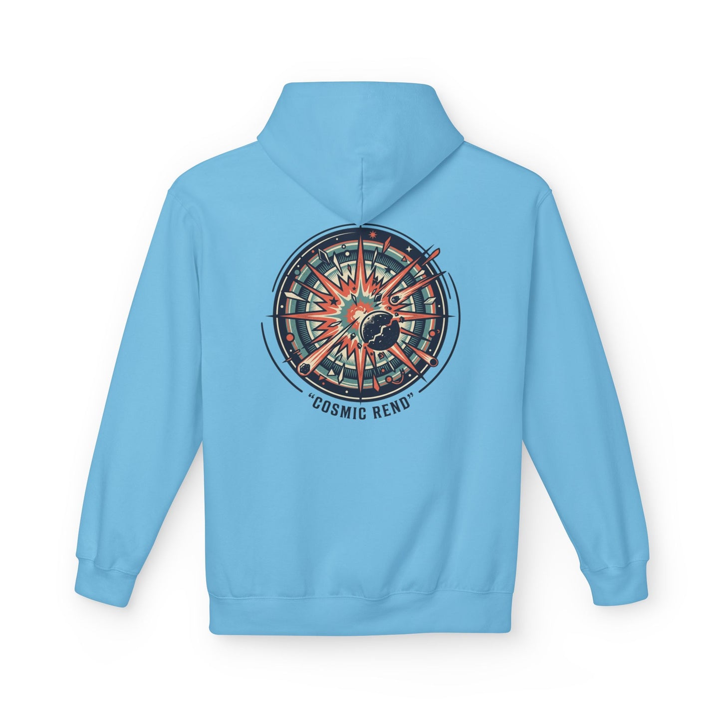 Cosmic Compass Hoodie – Retro Space Navigation Graphic Hoodie | Celestial Streetwear, Vintage Space Aesthetic, Unisex Hoodie
