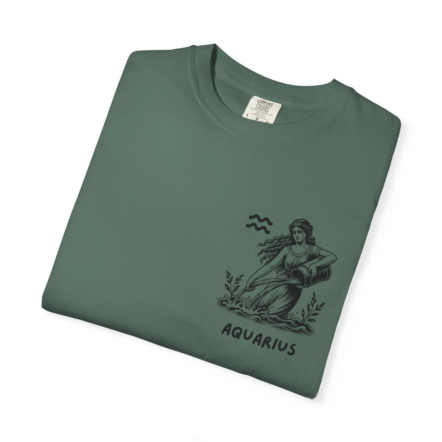 Aquarius Zodiac T-Shirt – Vintage Water Bearer Astrology Tee | Celestial Star Sign Shirt