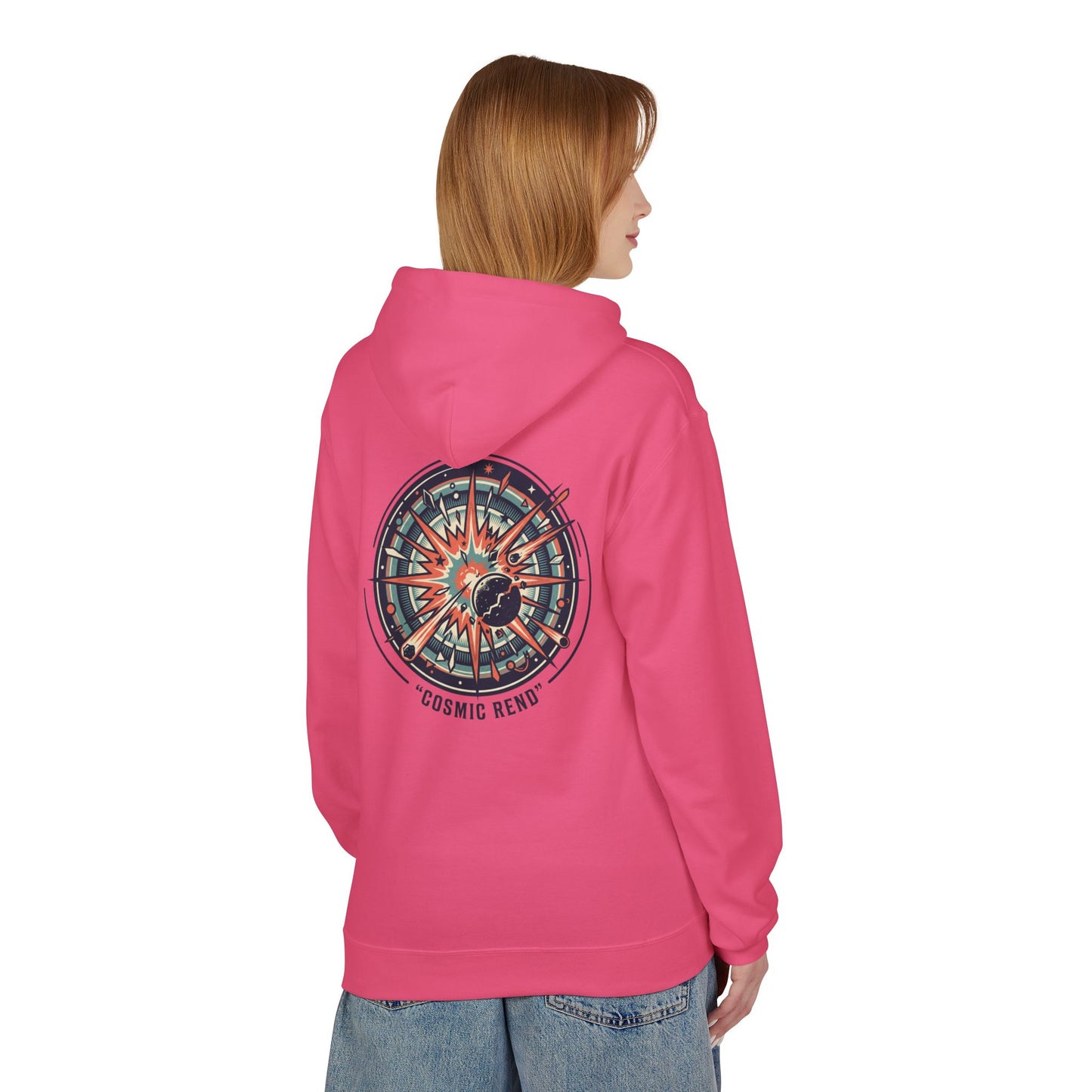 Cosmic Compass Hoodie – Retro Space Navigation Graphic Hoodie | Celestial Streetwear, Vintage Space Aesthetic, Unisex Hoodie