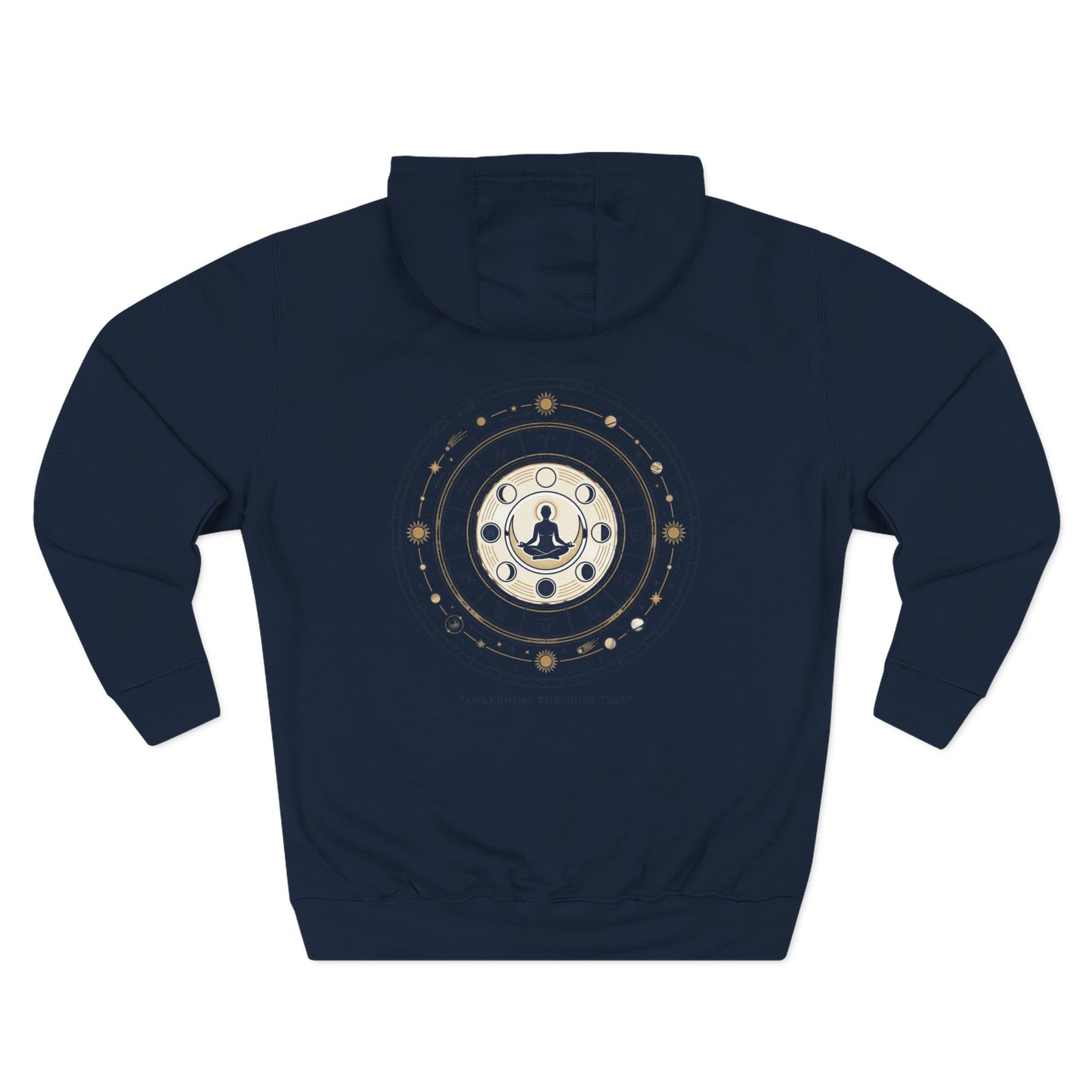 Zodiac Meditation Hoodie – Celestial Birth Chart Mandala Hoodie | Spiritual Astrology Sweatshirt, Unisex Hoodie
