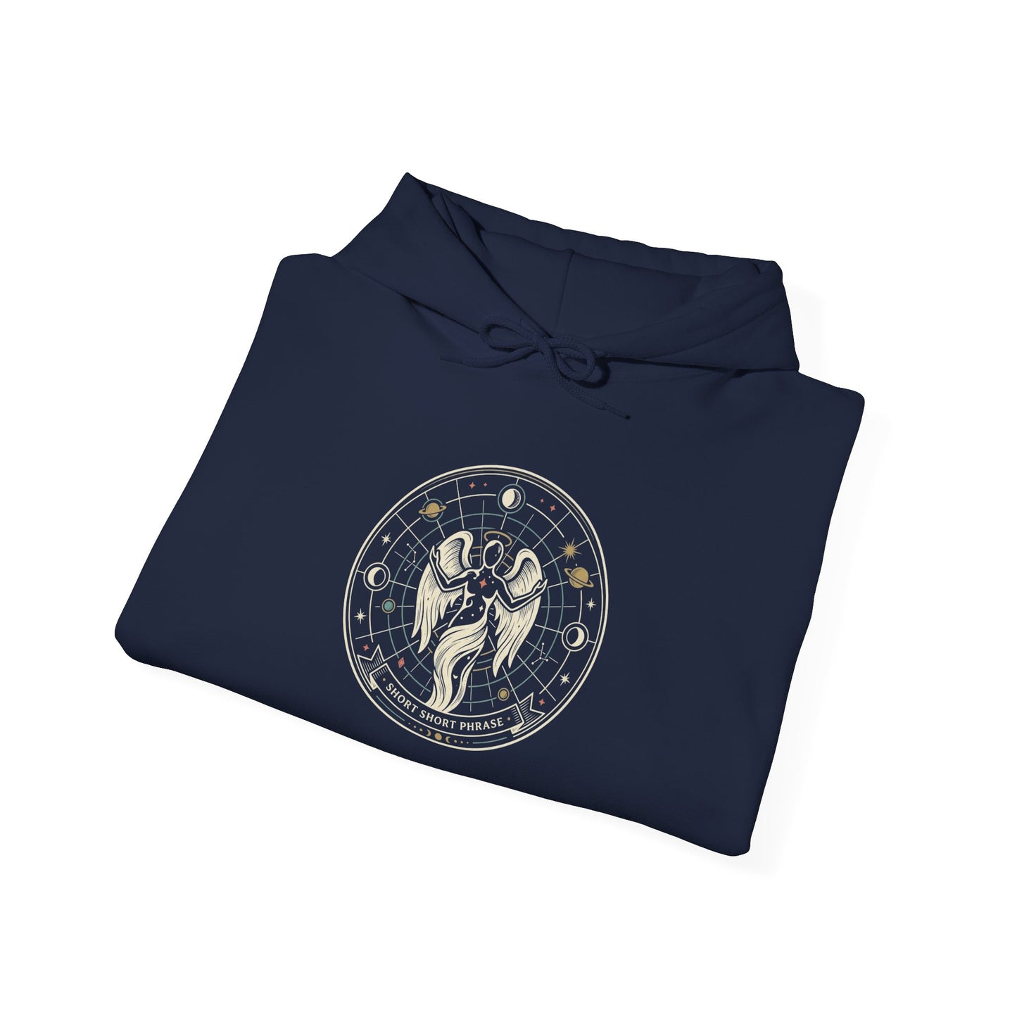 Astrology Moon Phases Hoodie – Mystic Astronaut Zodiac Sweatshirt | Celestial Graphic Hoodie