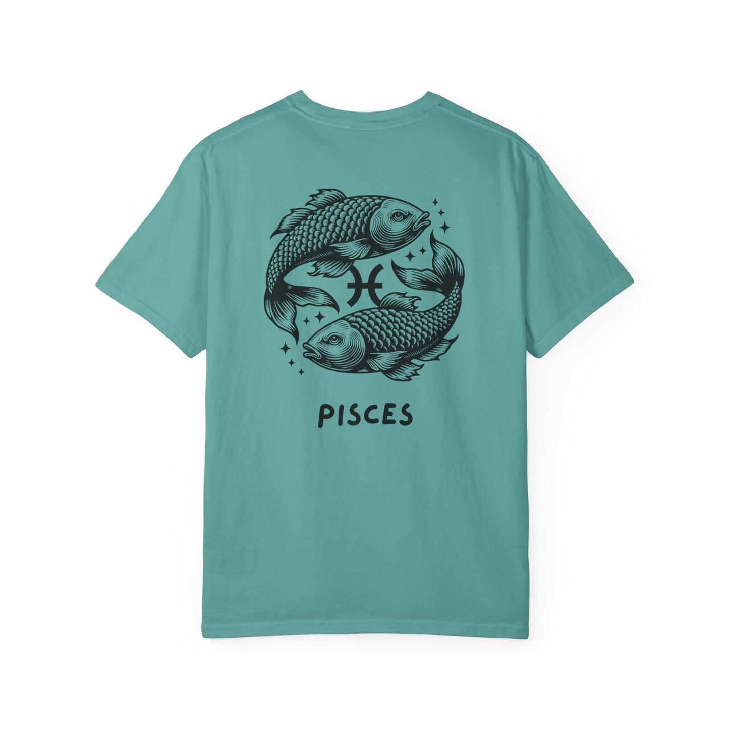 Pisces Zodiac T-Shirt – Pisces Fish Astrology Graphic Tee | Celestial Star Sign Shirt