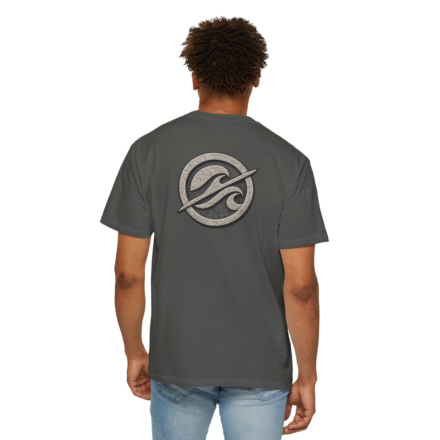 Surf Badge T-Shirt – Retro Wave Logo Tee | Vintage Coastal Streetwear Shirt