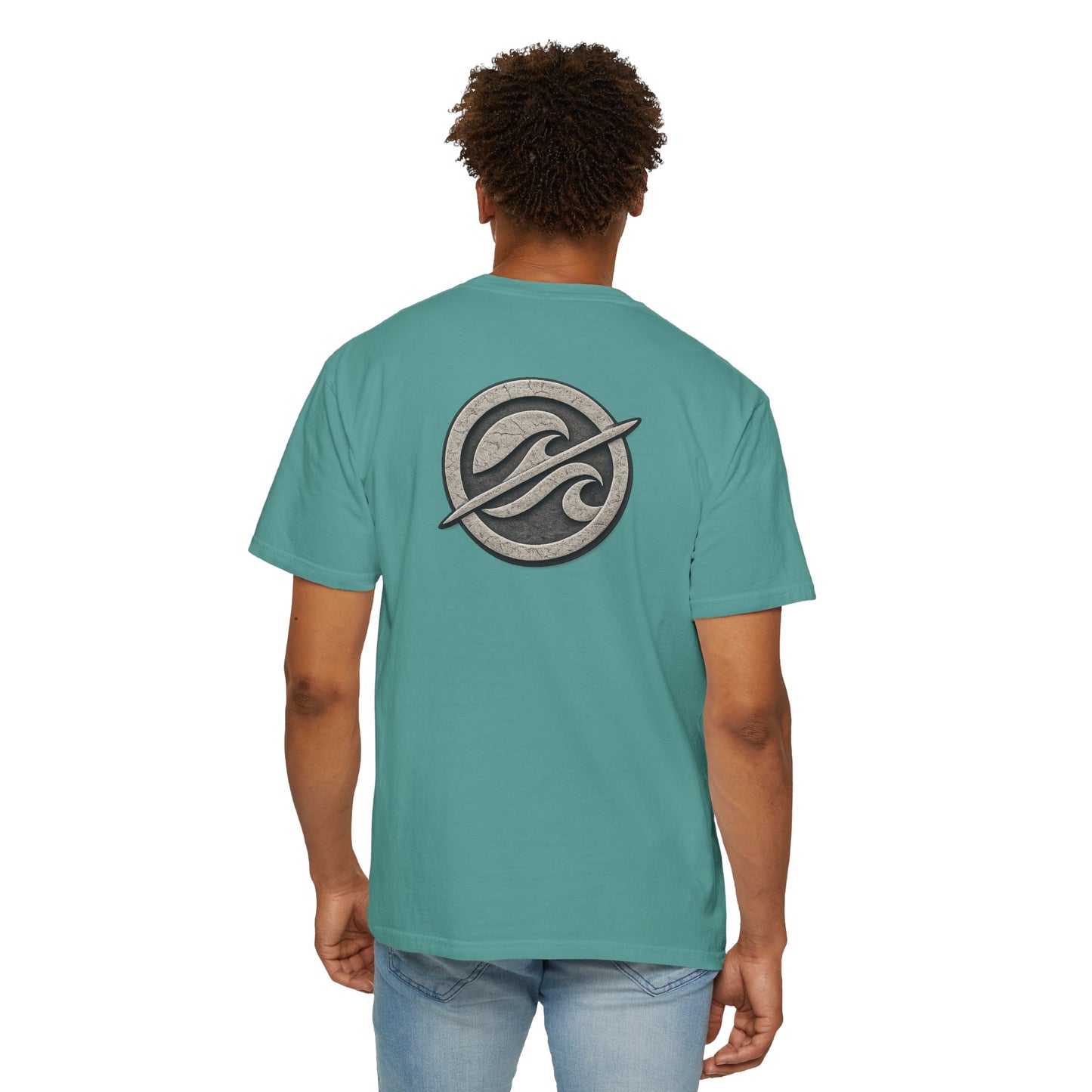 Surf Badge T-Shirt – Retro Wave Logo Tee | Vintage Coastal Streetwear Shirt