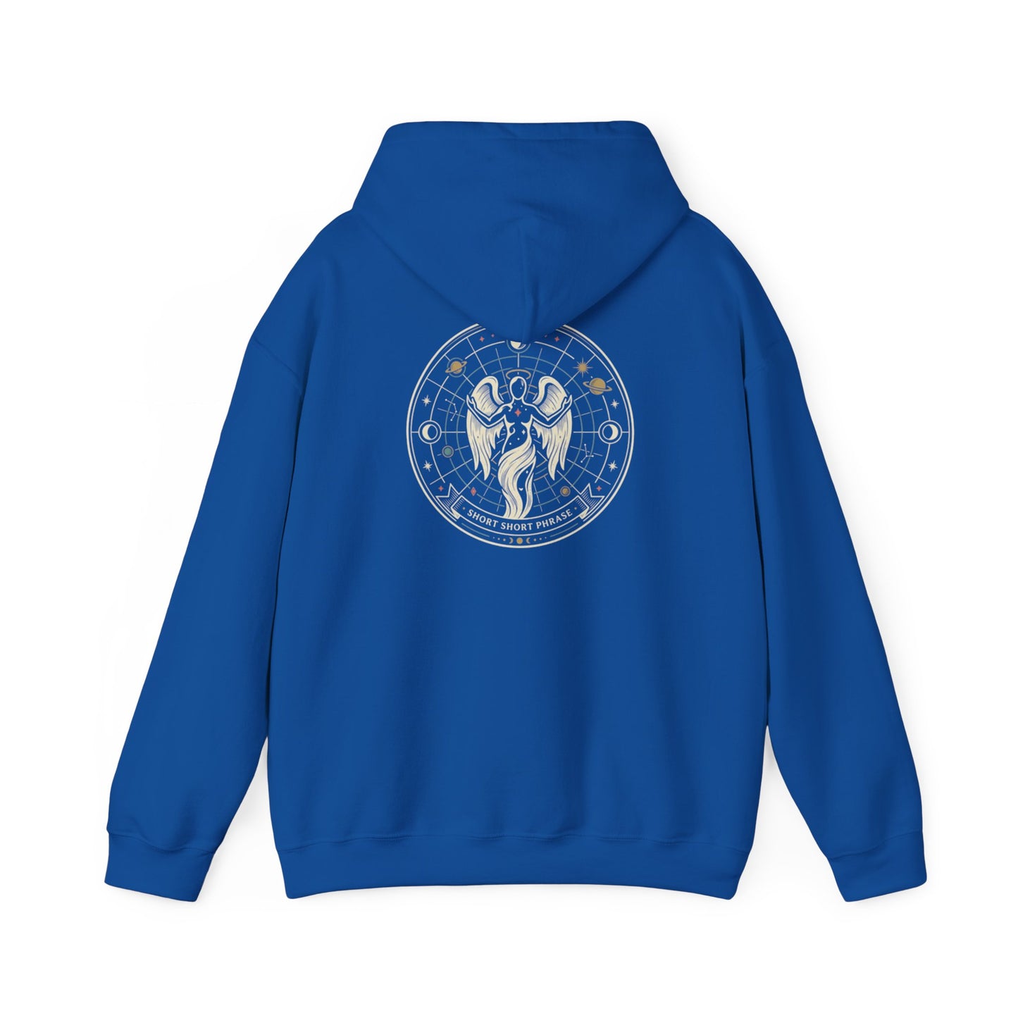 Astrology Moon Phases Hoodie – Mystic Astronaut Zodiac Sweatshirt | Celestial Graphic Hoodie