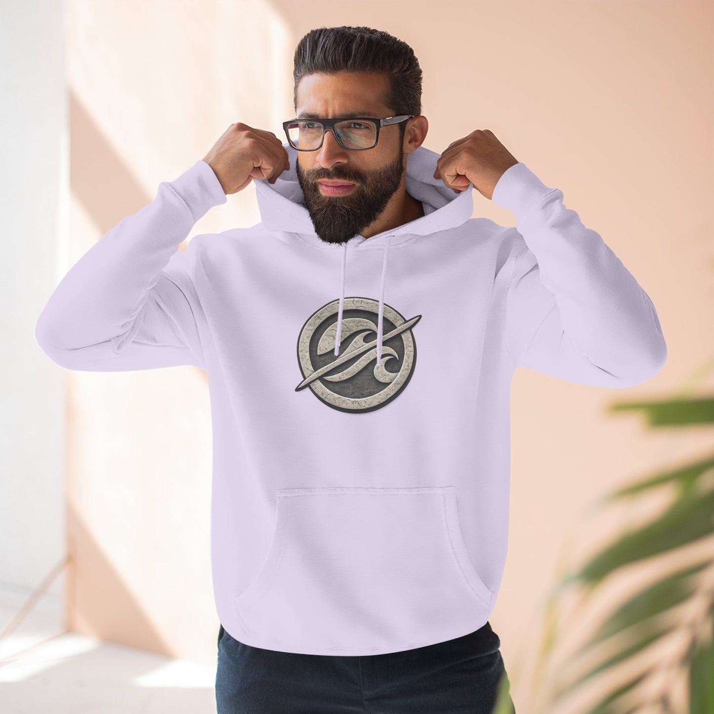 Without Wax Hoodie – Surf-Inspired Wave Logo Pullover | Vintage Coastal Streetwear Hoodie
