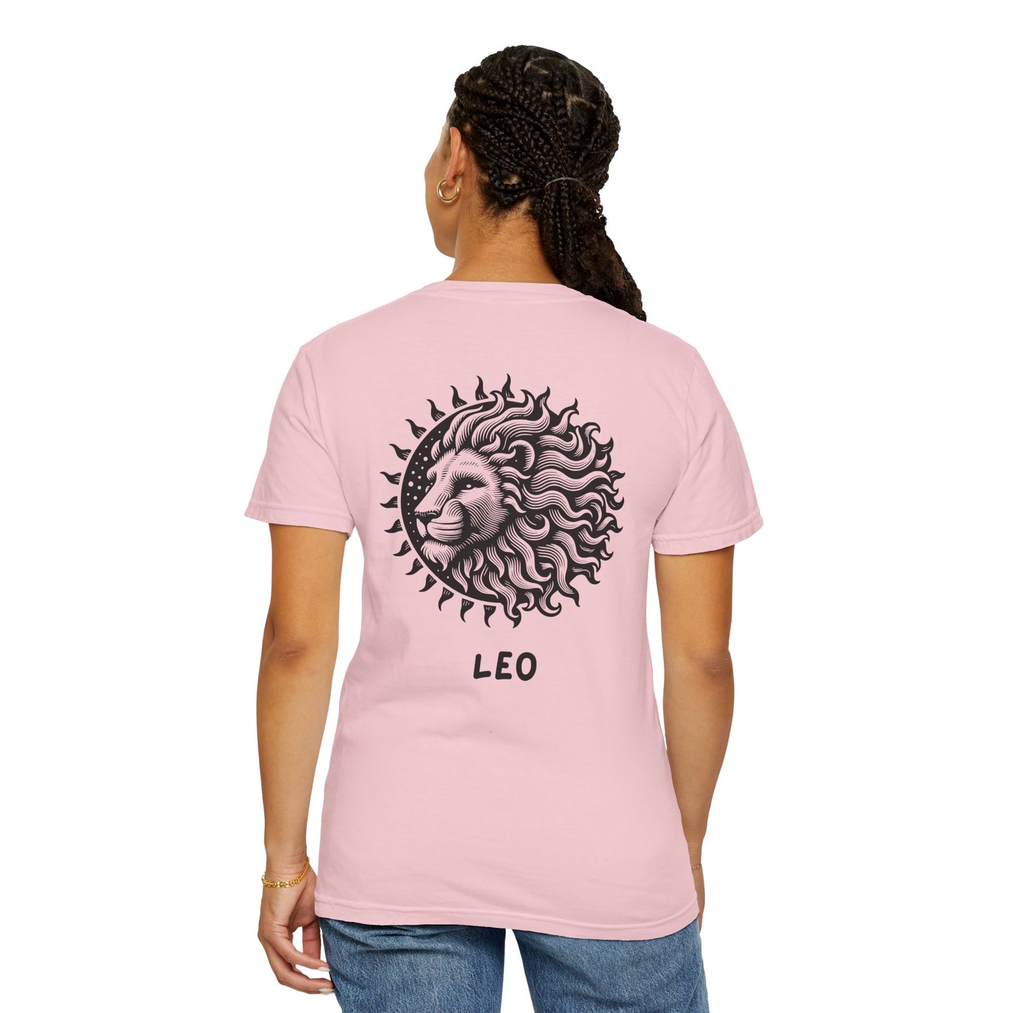 Leo Sun Lion T-Shirt – Zodiac Astrology Graphic Tee | Vintage Celestial Star Sign Shirt