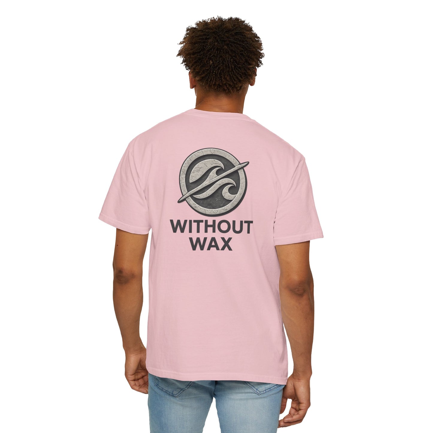 Without Wax Surf Logo T-Shirt – Coastal Wave Badge Graphic Tee | Vintage Streetwear Shirt