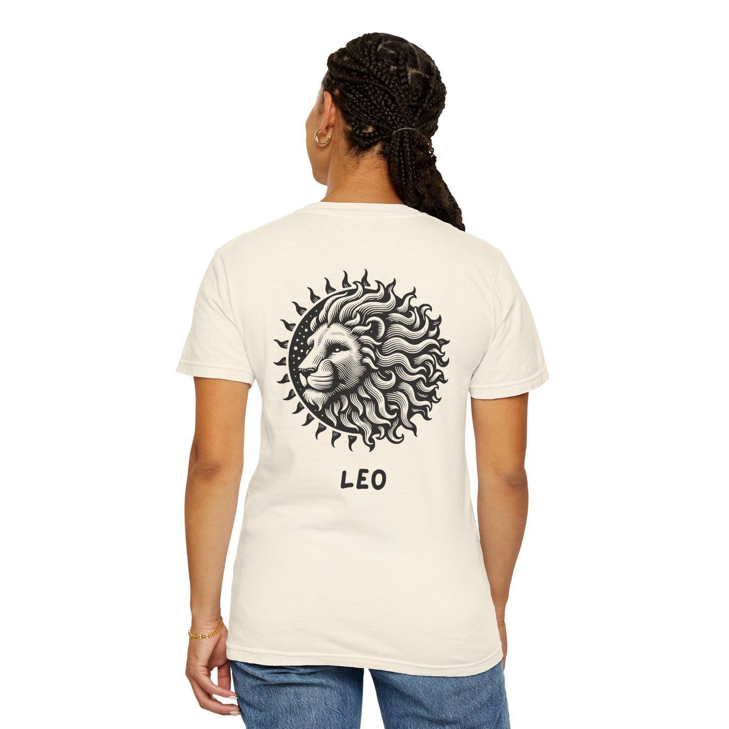 Leo Sun Lion T-Shirt – Zodiac Astrology Graphic Tee | Vintage Celestial Star Sign Shirt