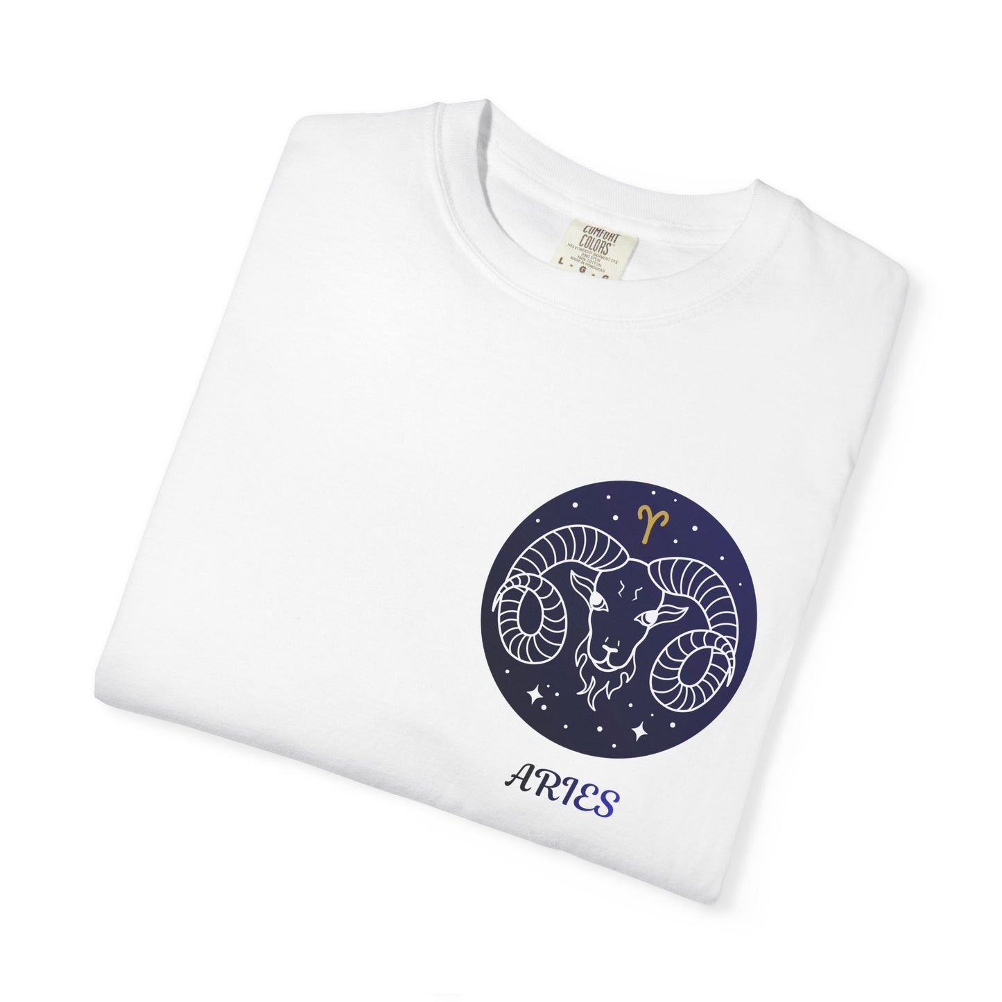 Aries Zodiac Ram T-Shirt – Constellation Astrology Graphic Tee | Minimal Celestial Shirt