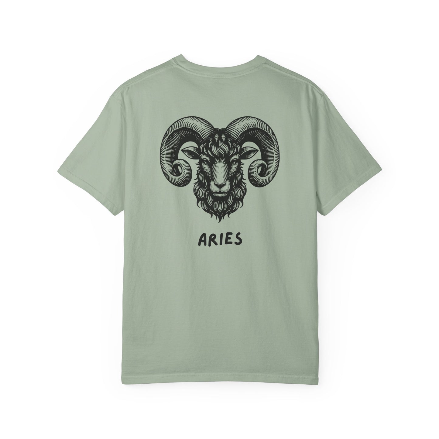 Aries Zodiac T-Shirt – Aries Ram Astrology Graphic Tee | Vintage Star Sign Shirt, Unisex Tee