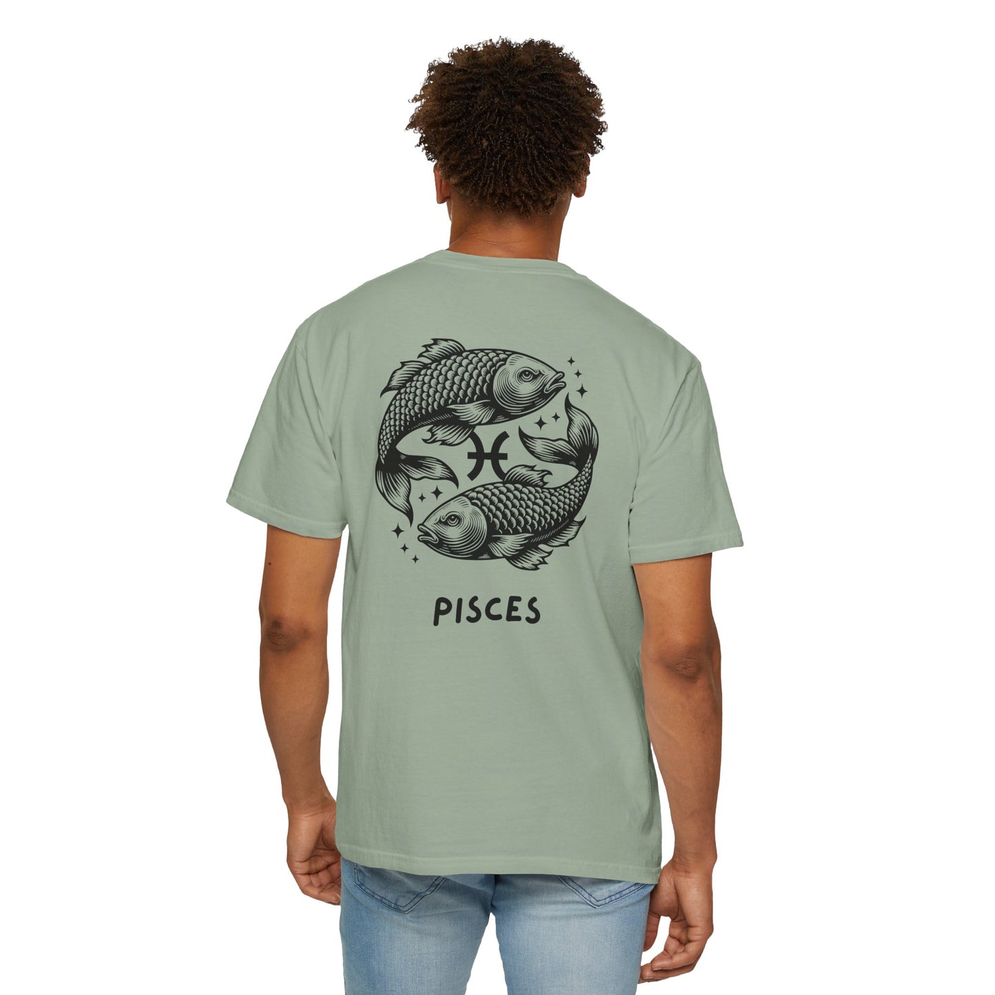 Pisces Zodiac T-Shirt – Pisces Fish Astrology Graphic Tee | Celestial Star Sign Shirt
