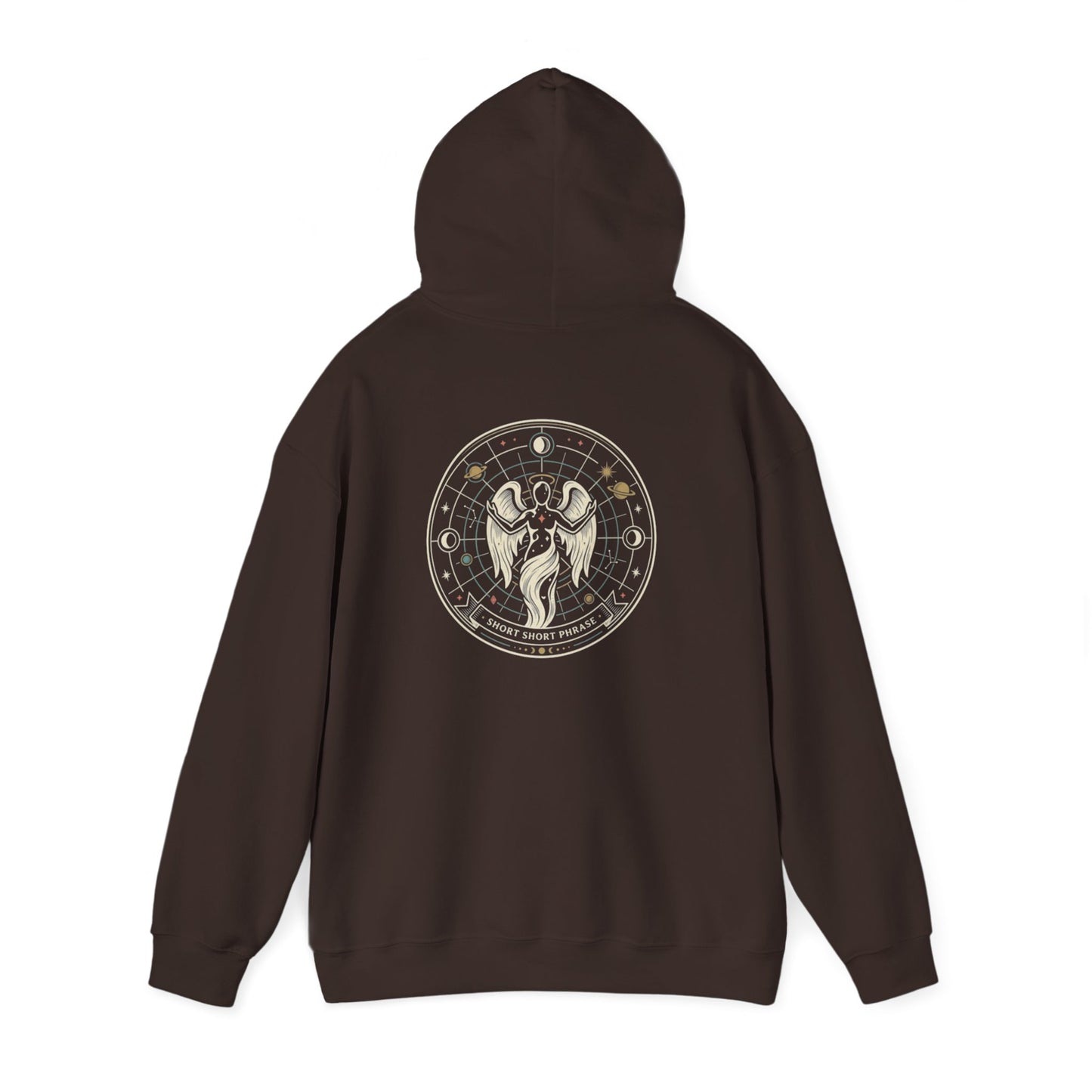 Astrology Moon Phases Hoodie – Mystic Astronaut Zodiac Sweatshirt | Celestial Graphic Hoodie