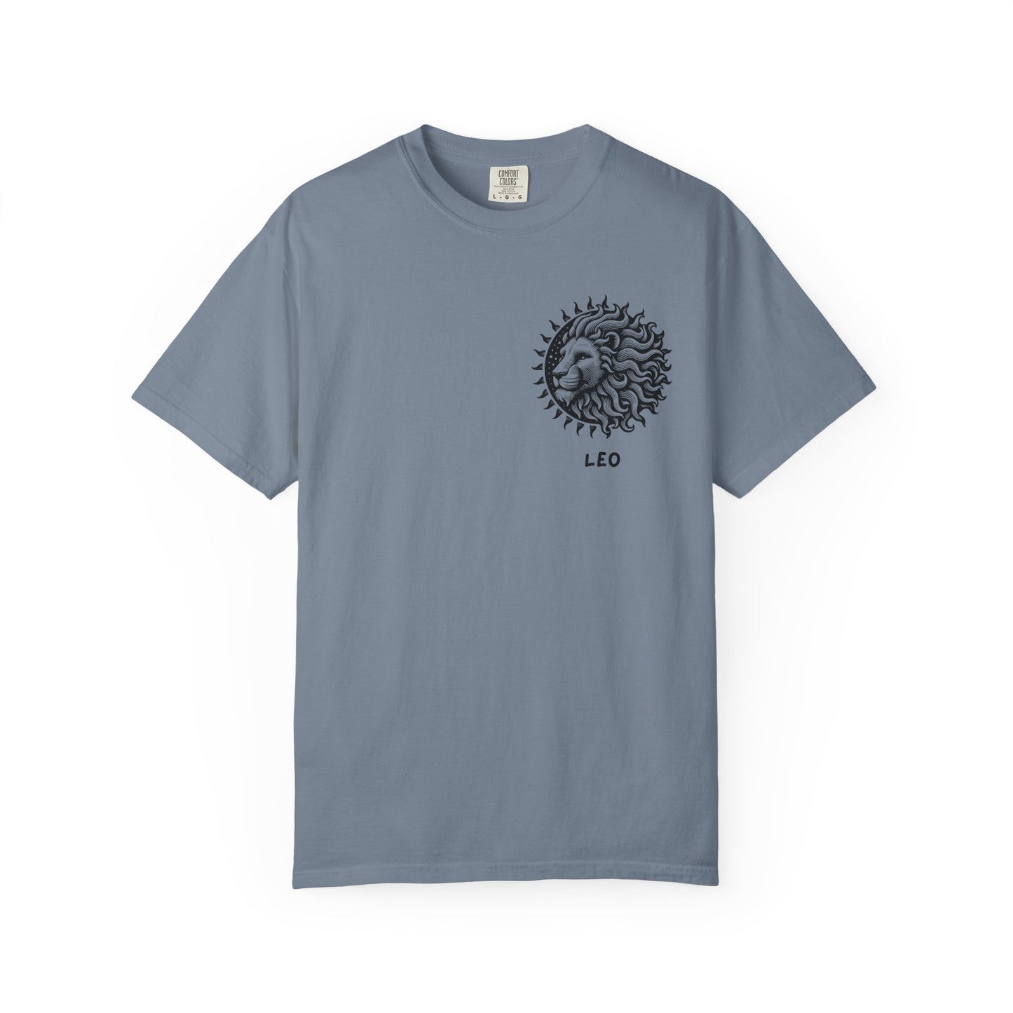 Leo Sun Lion T-Shirt – Zodiac Astrology Graphic Tee | Vintage Celestial Star Sign Shirt