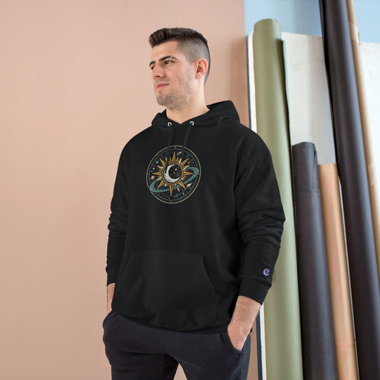 Sun & Moon Hoodie – Celestial Balance Graphic Hoodie | Spiritual Cosmic Aesthetic, Minimal Astrology Hoodie, Unisex Hoodie