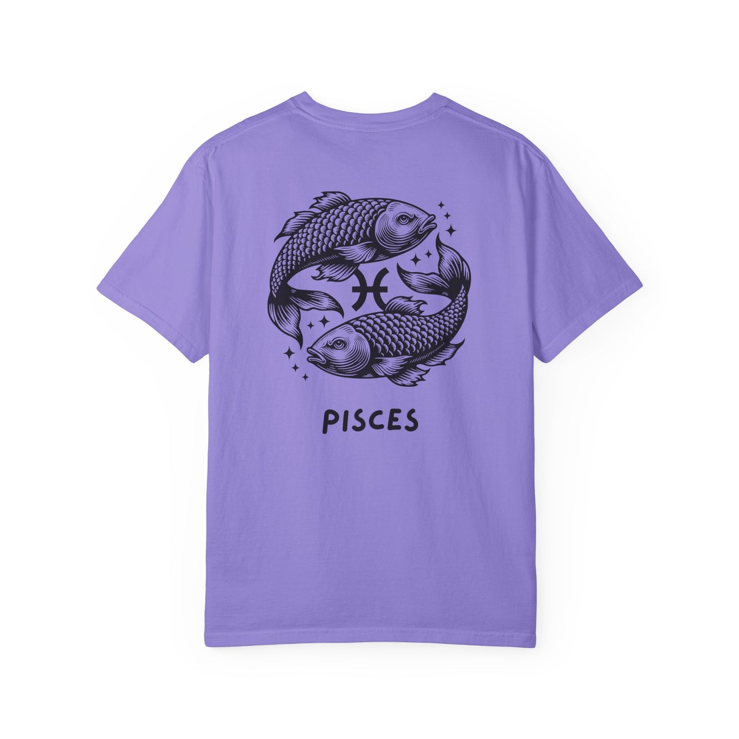 Pisces Zodiac T-Shirt – Pisces Fish Astrology Graphic Tee | Celestial Star Sign Shirt