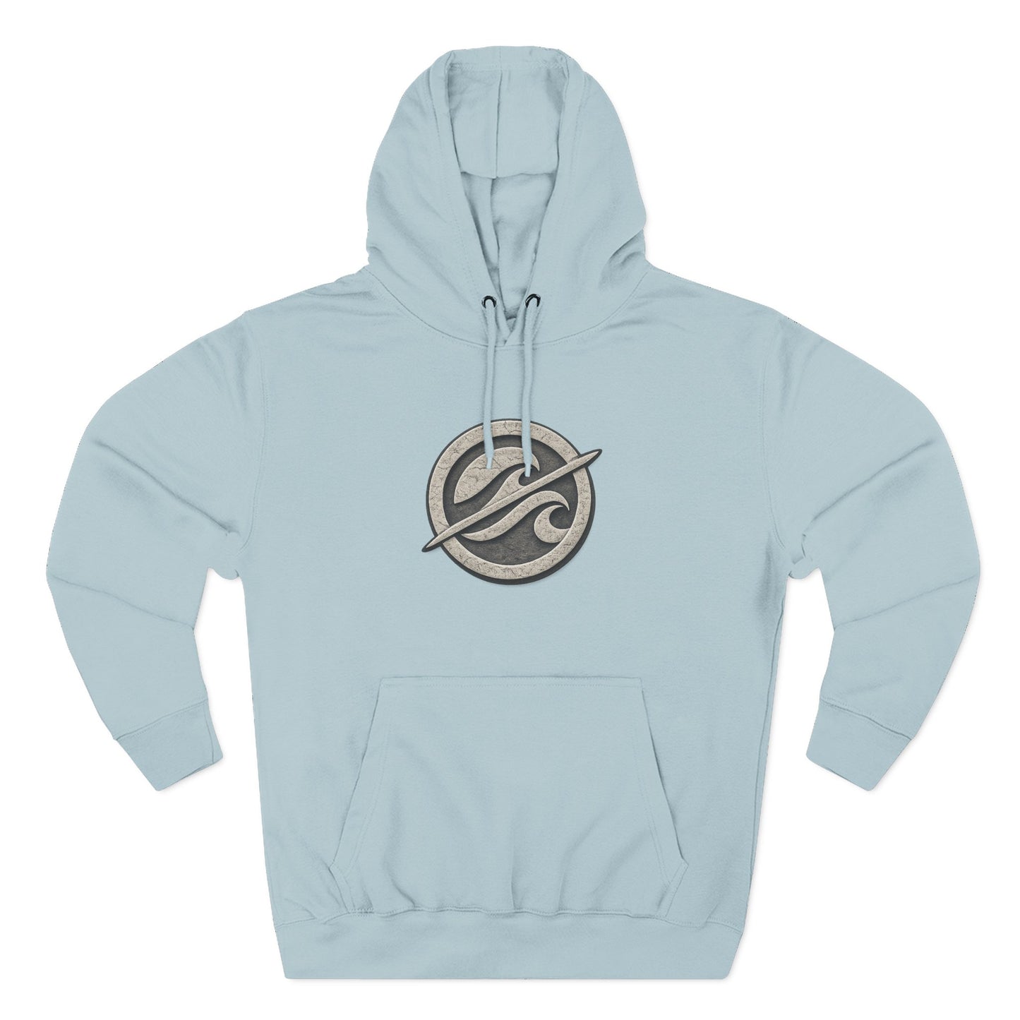 Without Wax Hoodie – Surf-Inspired Wave Logo Pullover | Vintage Coastal Streetwear Hoodie