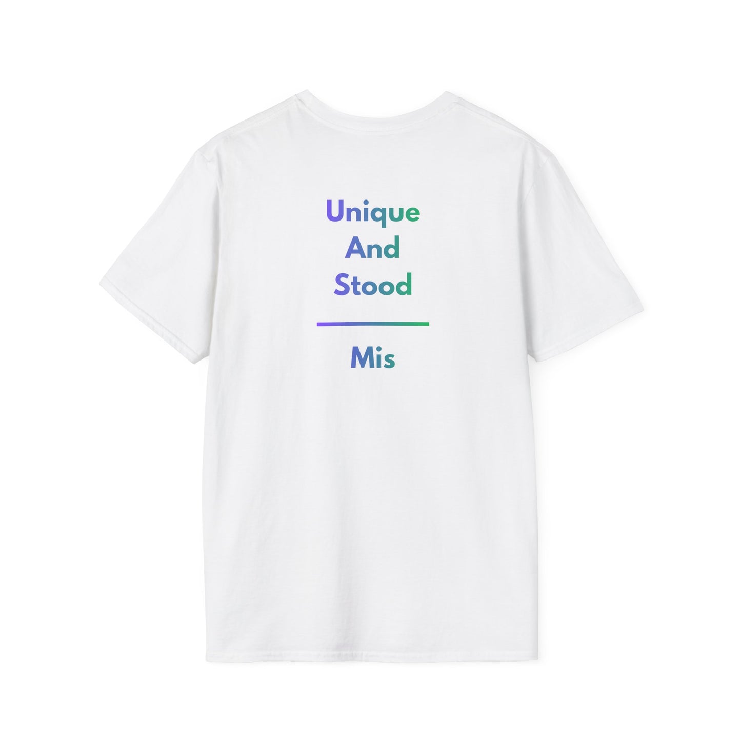 Unique And Misunderstood T-Shirt – Minimal Inspirational Graphic Tee | Thoughtful Statement Shirt